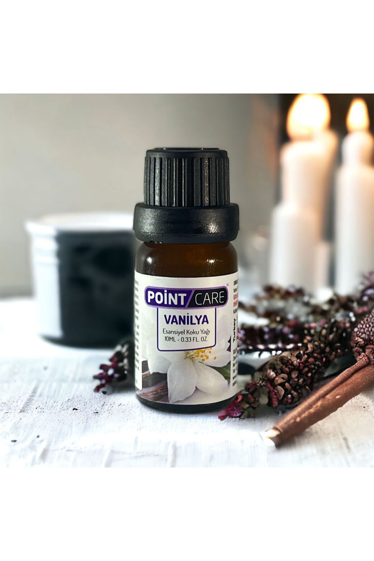 DEKORANLA Vanilya Mum Esansı 10ml, Soya Wax Koku, Şeffaf Paket, 1 Adet