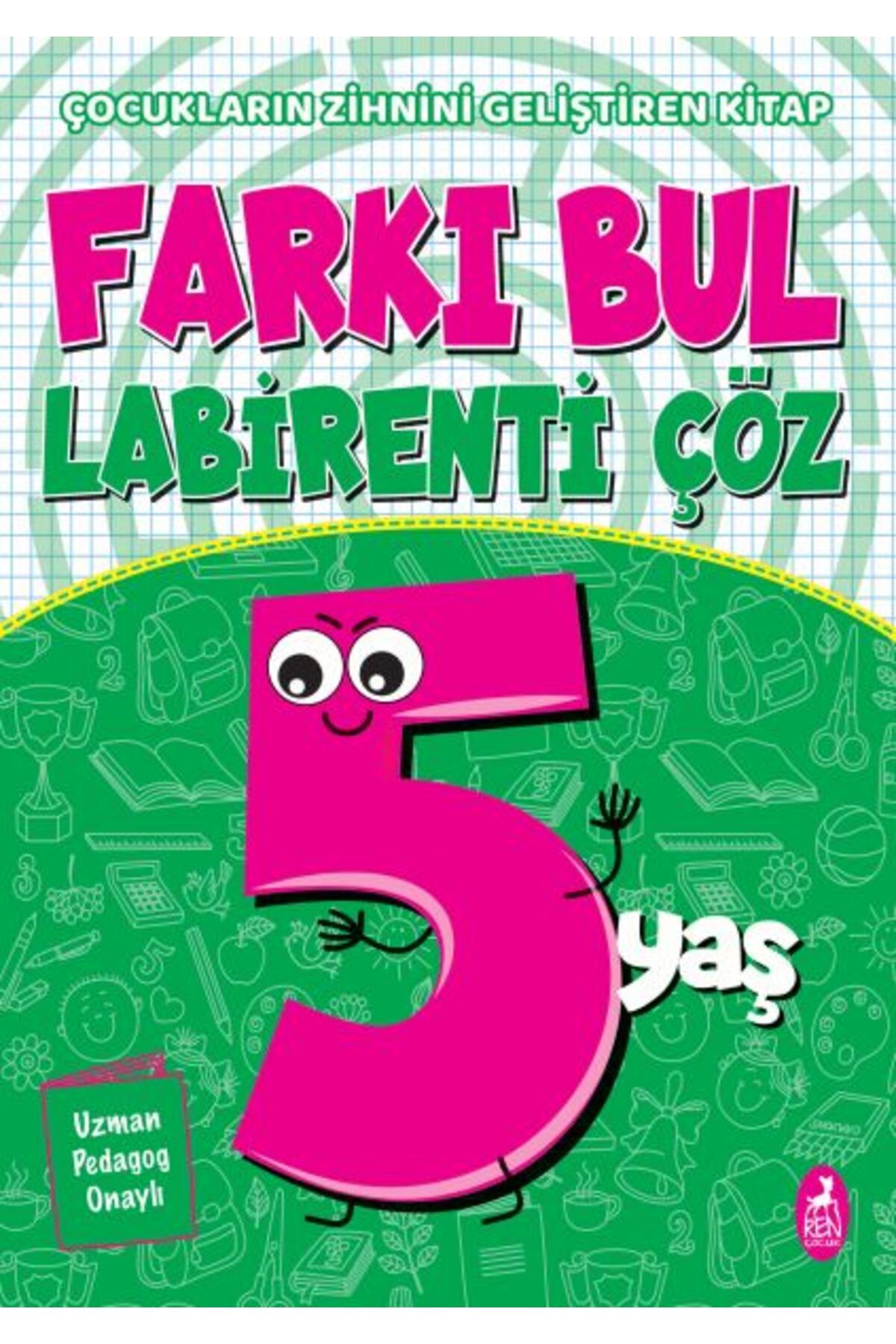 Destek Yayınları Farkı Bul Labirenti Çöz 5 Yaş Çocukların Zihnini Geliştiren