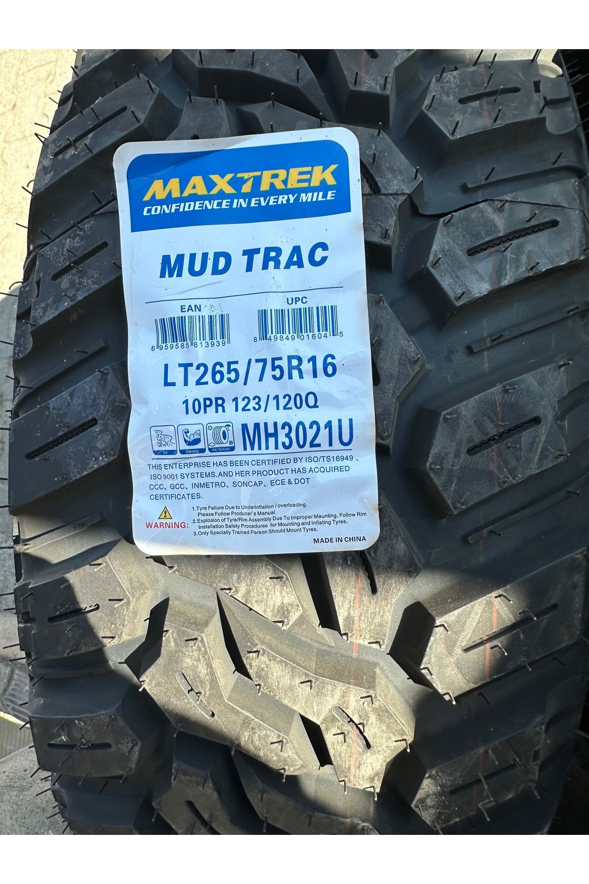 Matreshki 265/75R16 10PR 123/120Q MUD TRAC MATREX 2024