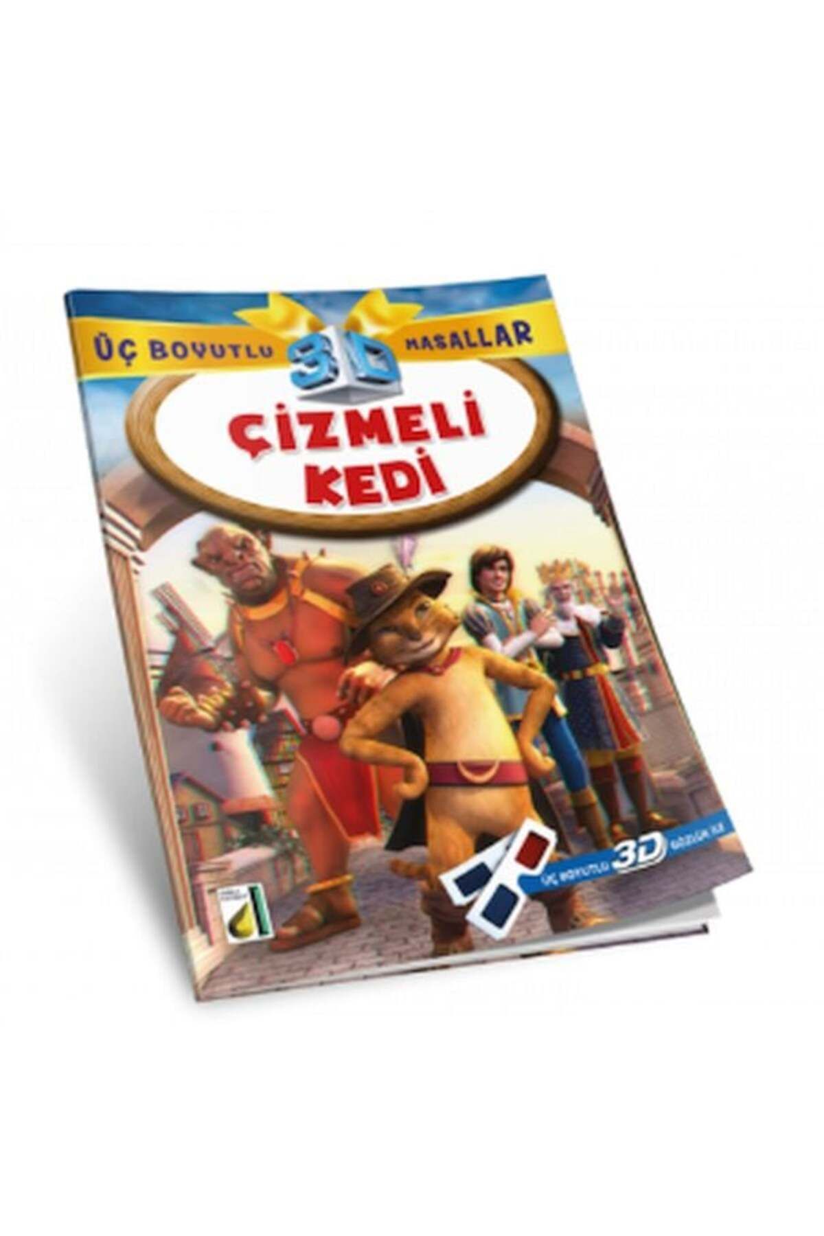 Destek Yayınları Üç Boyutlu Masallar Çizmeli Kedi 3D Gözlük ile