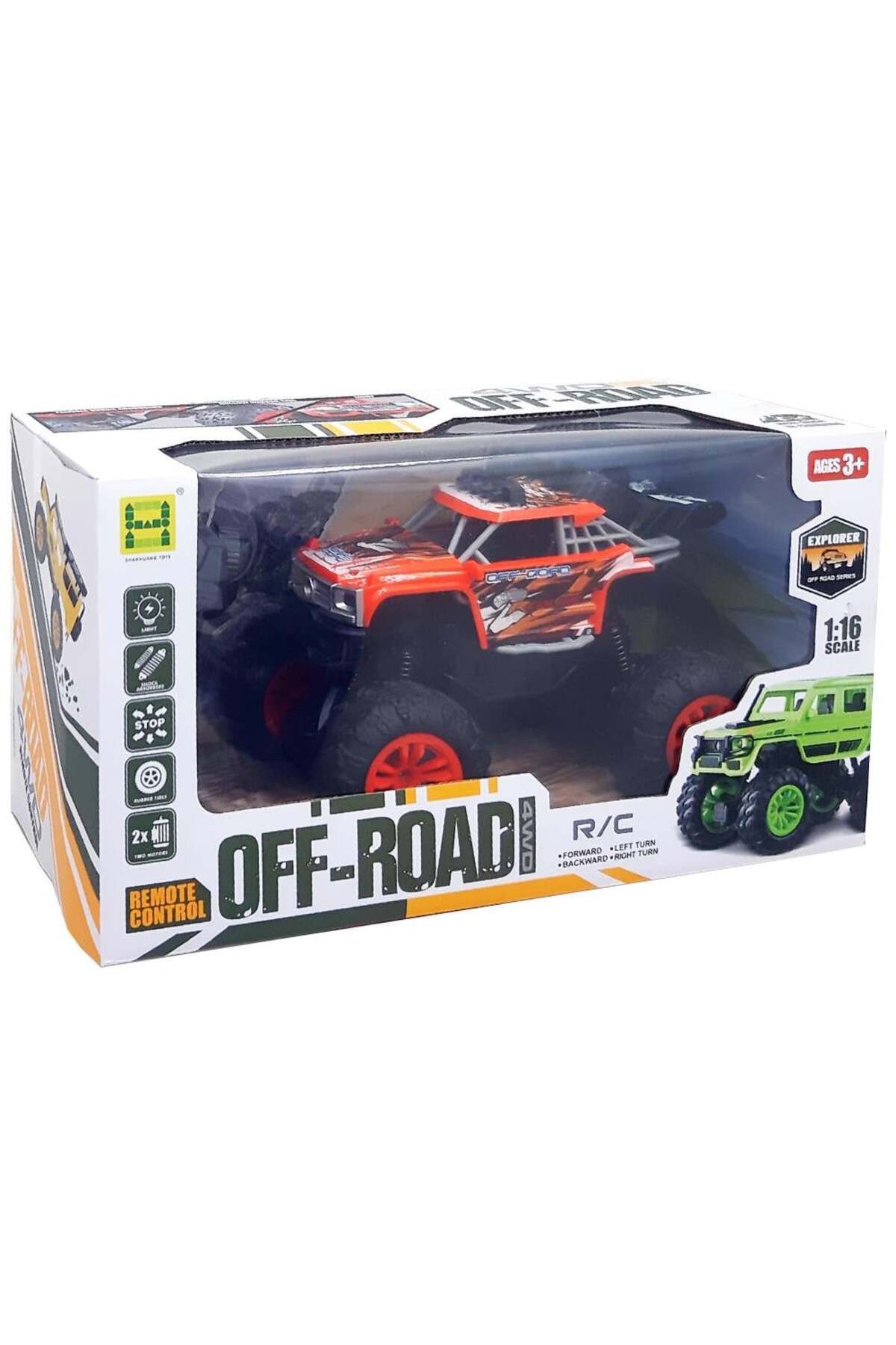 Samatlı Oyuncak Uzaktan Kumandalı Off Road Işıklı Jeep SH091-569B