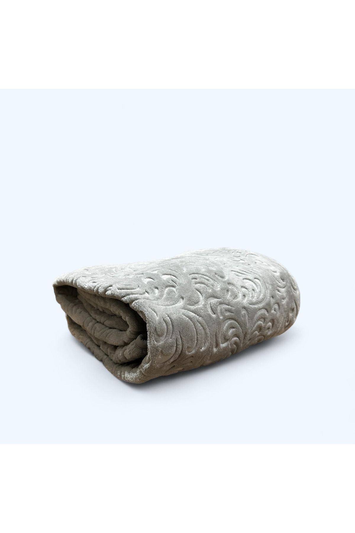 Cotton Tek Kişilik Battaniye - Gri
