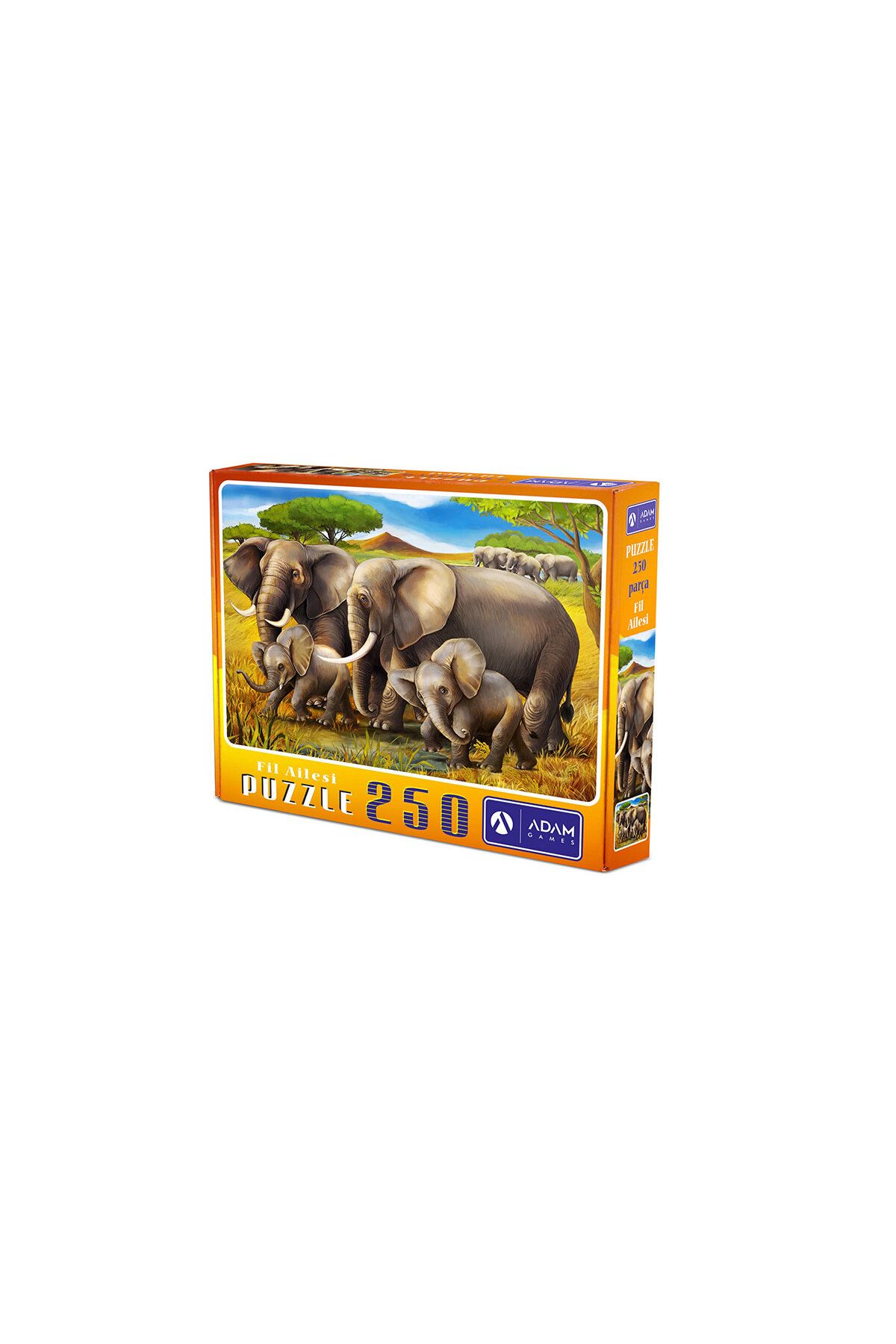 EDKZEKA Fil Ailesi 250 Parça Çocuk Puzzle