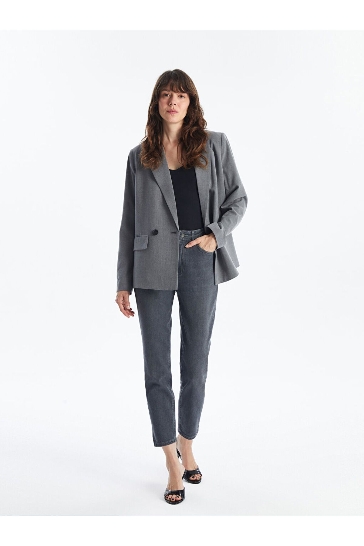 LC Waikiki Slim Mom Kadın Jean Pantolon