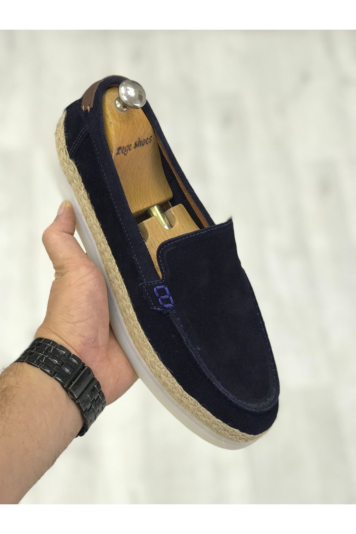 Zegeshoes Yeni Sezon Hakiki Deri Jut Ayakkabı Esparadil