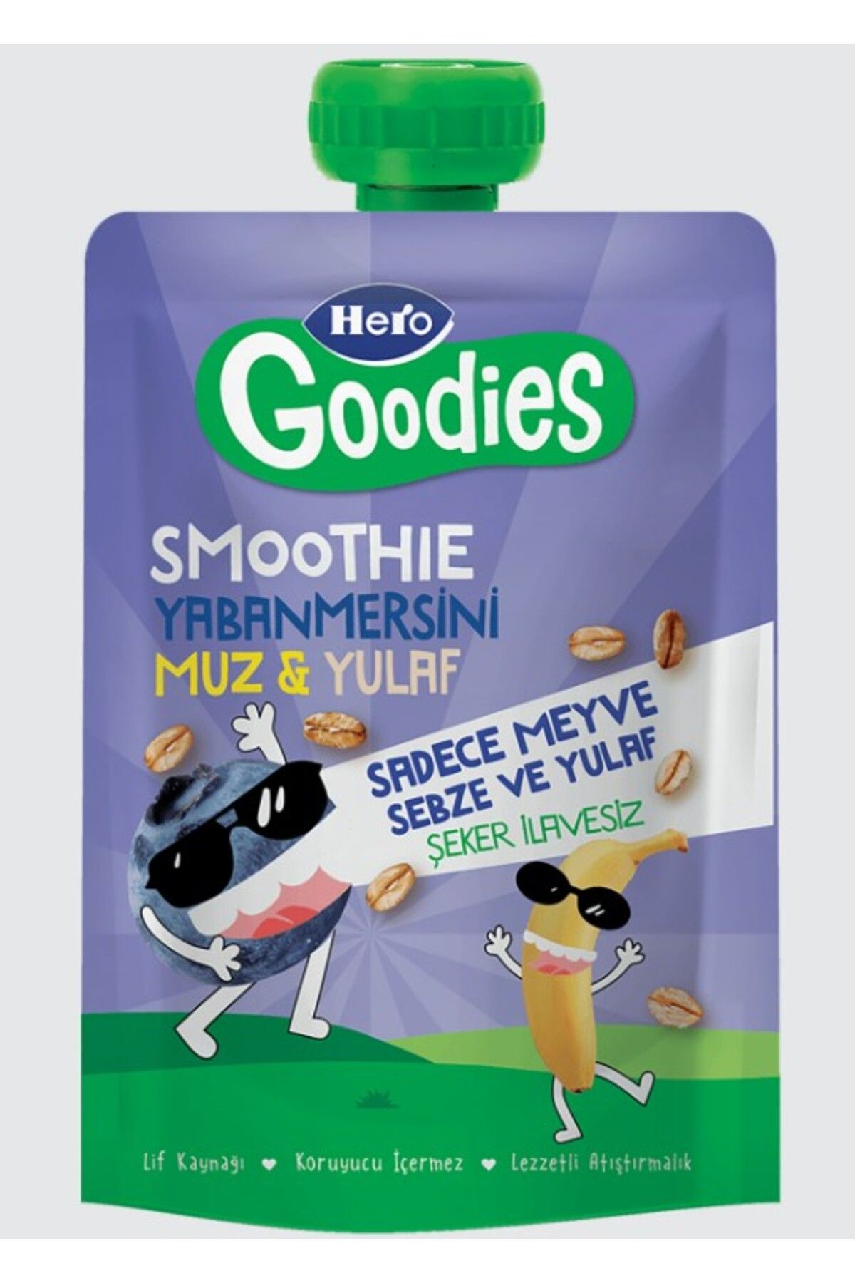 NW NessiWorld Nessiworld Hero Goodies Yabanmersini Muz Yulaf Havuç 100 Gr
