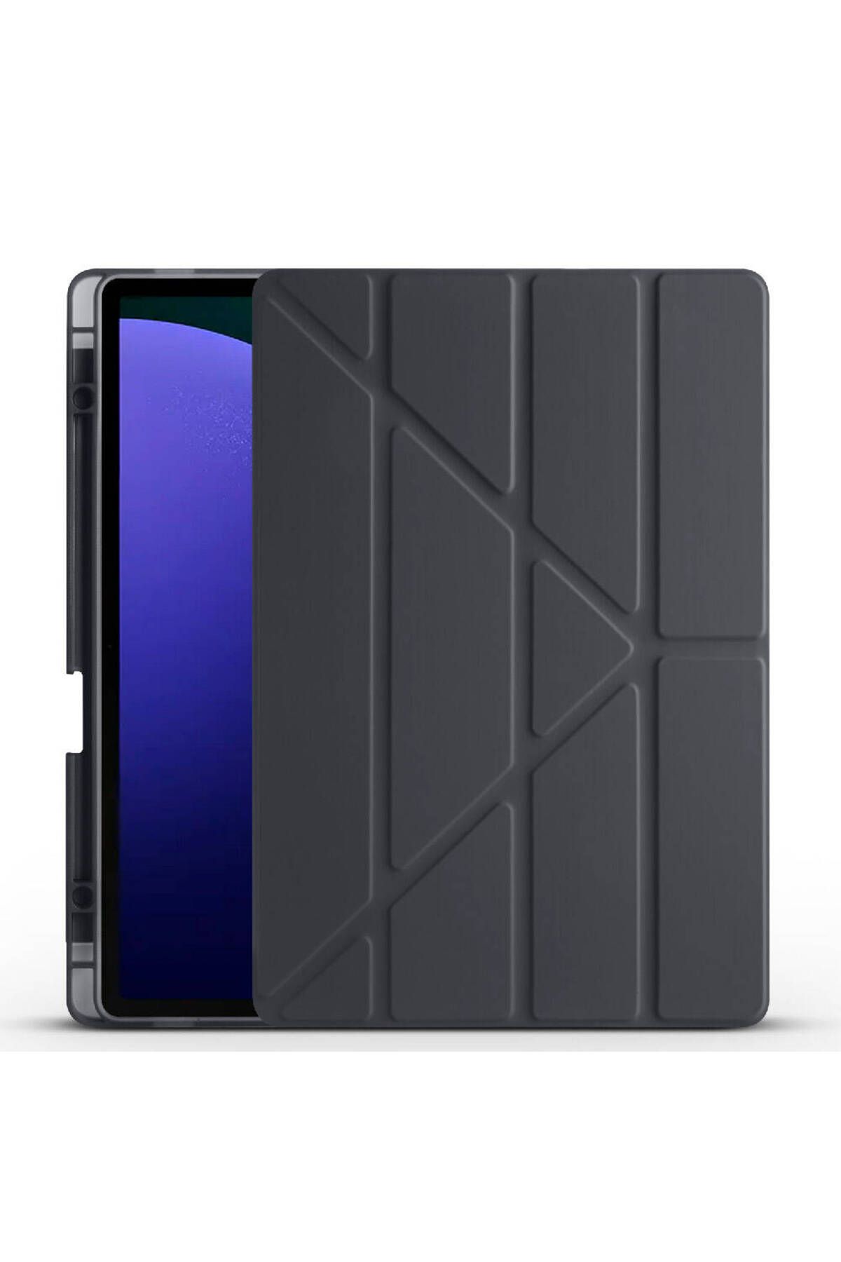 TECNOTREND Galaxy Tab S9 FE Kılıf Tri Folding Kalem Bölmeli Standlı Kılıf