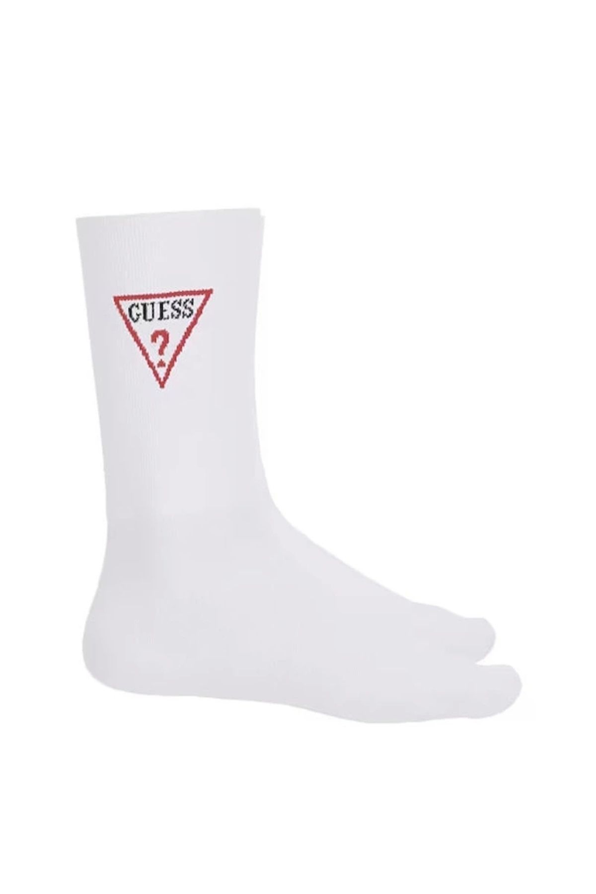 Guess Jeans Gj Unısex Trıangle Crew Sock Erkek Beyaz Çorap M5gz49z3o11-g011