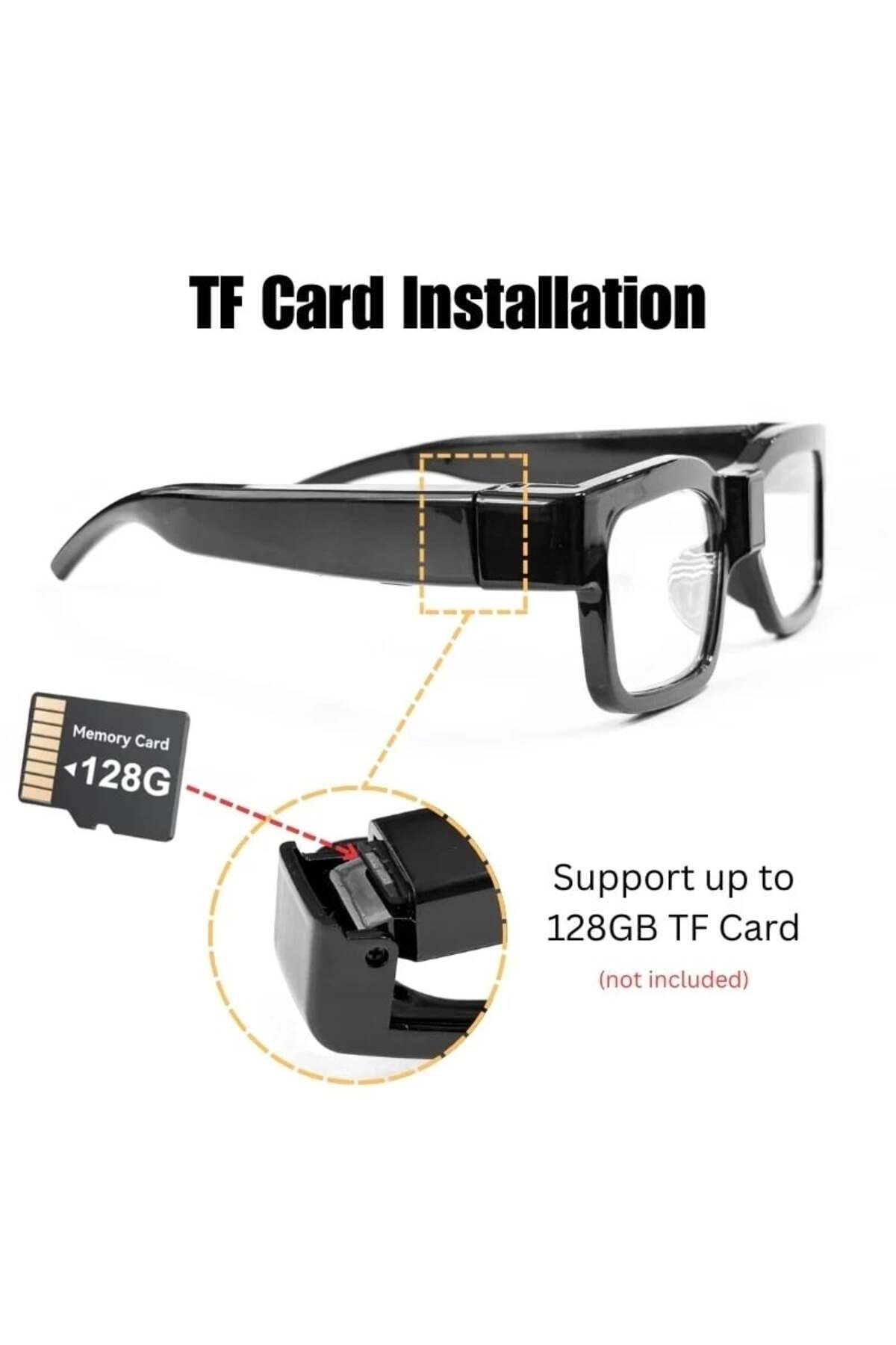 iUni-Ochelari cu cameră mini iUni G7, Full HD, vedere nocturnă, suport pentru card MicroSD 5