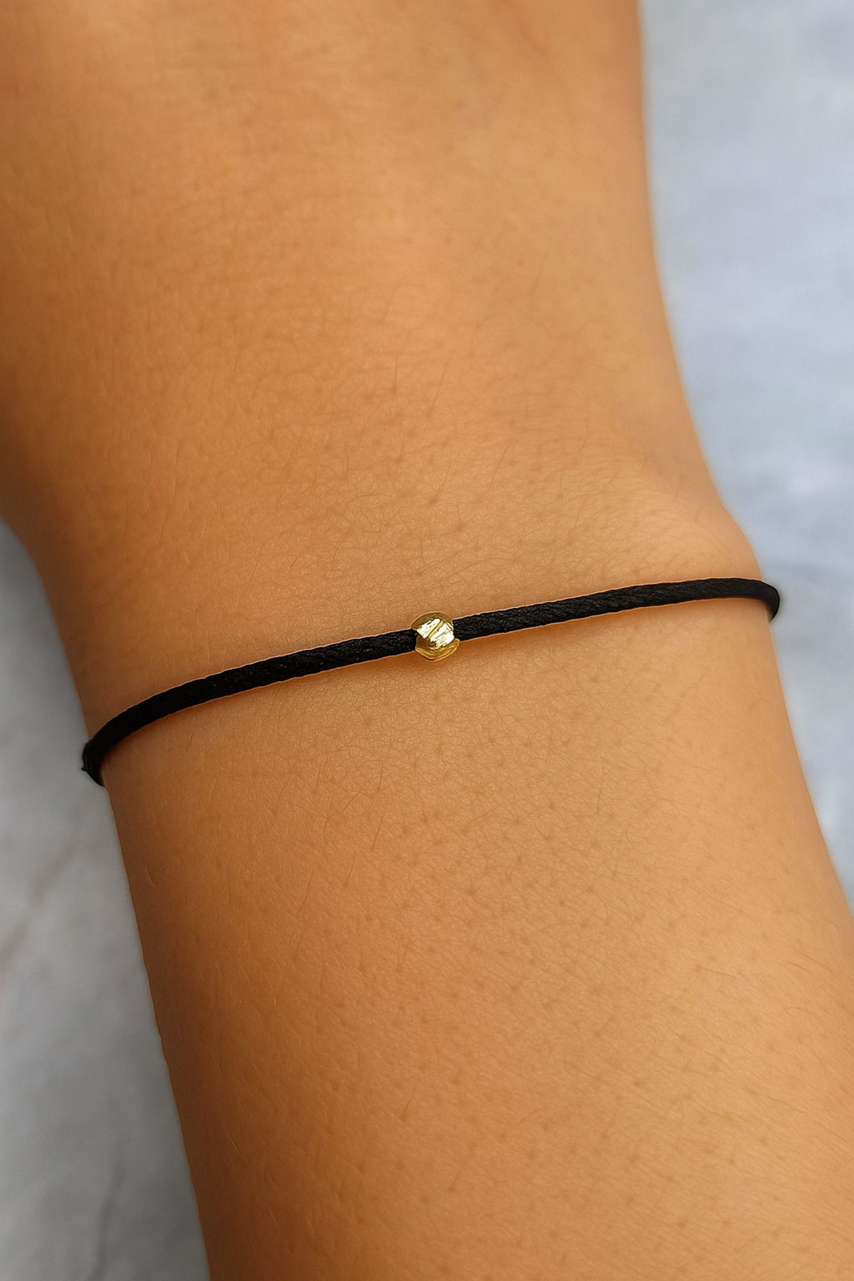 YCL JEWELLERY 14 Ayar Altın Dorika İpli Bileklik