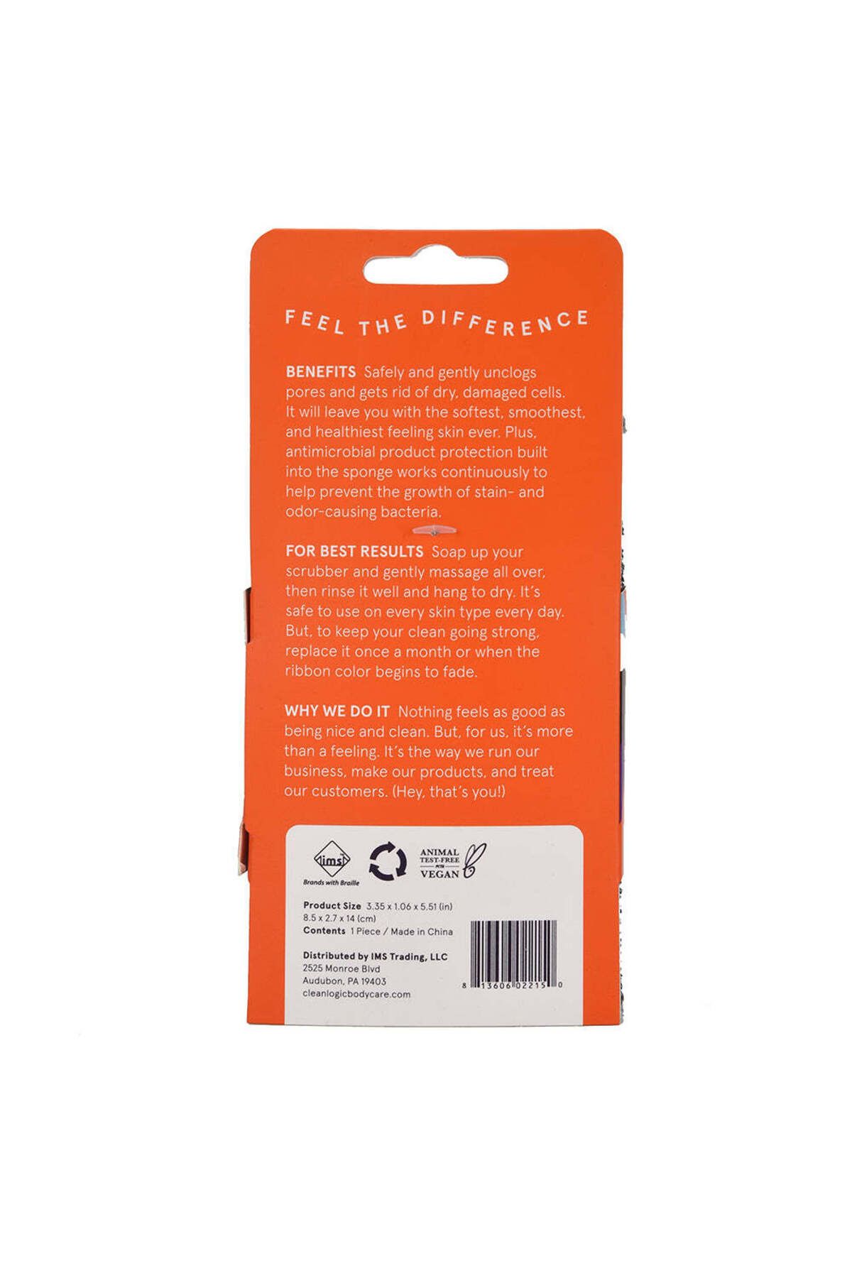 Cleanlogic-Body Exfoliating Sponge, Detoxify, Cleanlogic, 1 pc 4