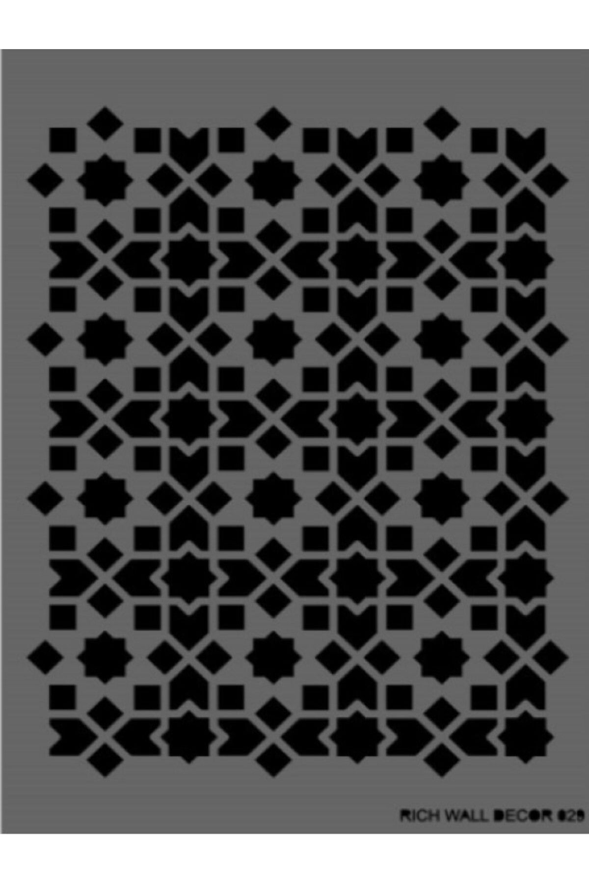 Rich STENCIL WALL DECOR SERİ - 029