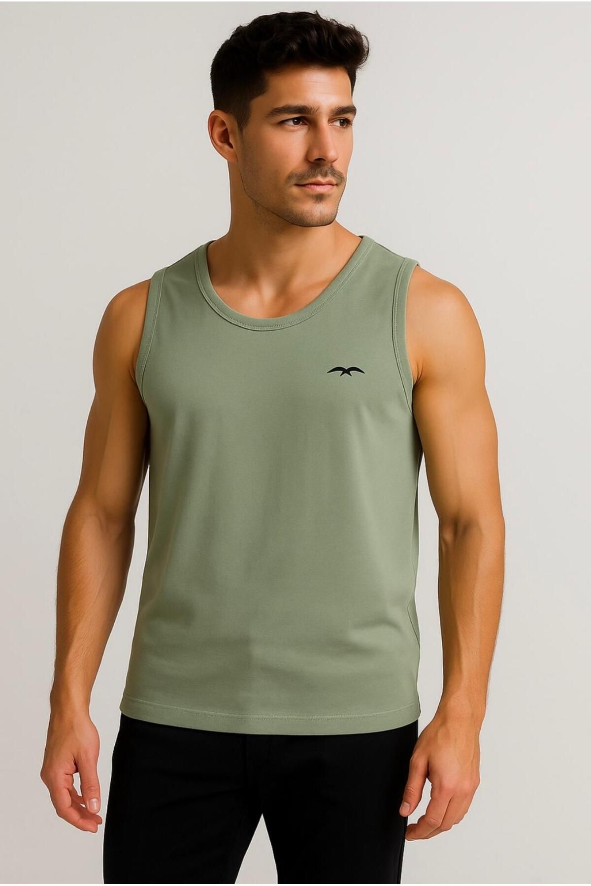 AXXEL Erkek Kolsuz T-shirt-D235