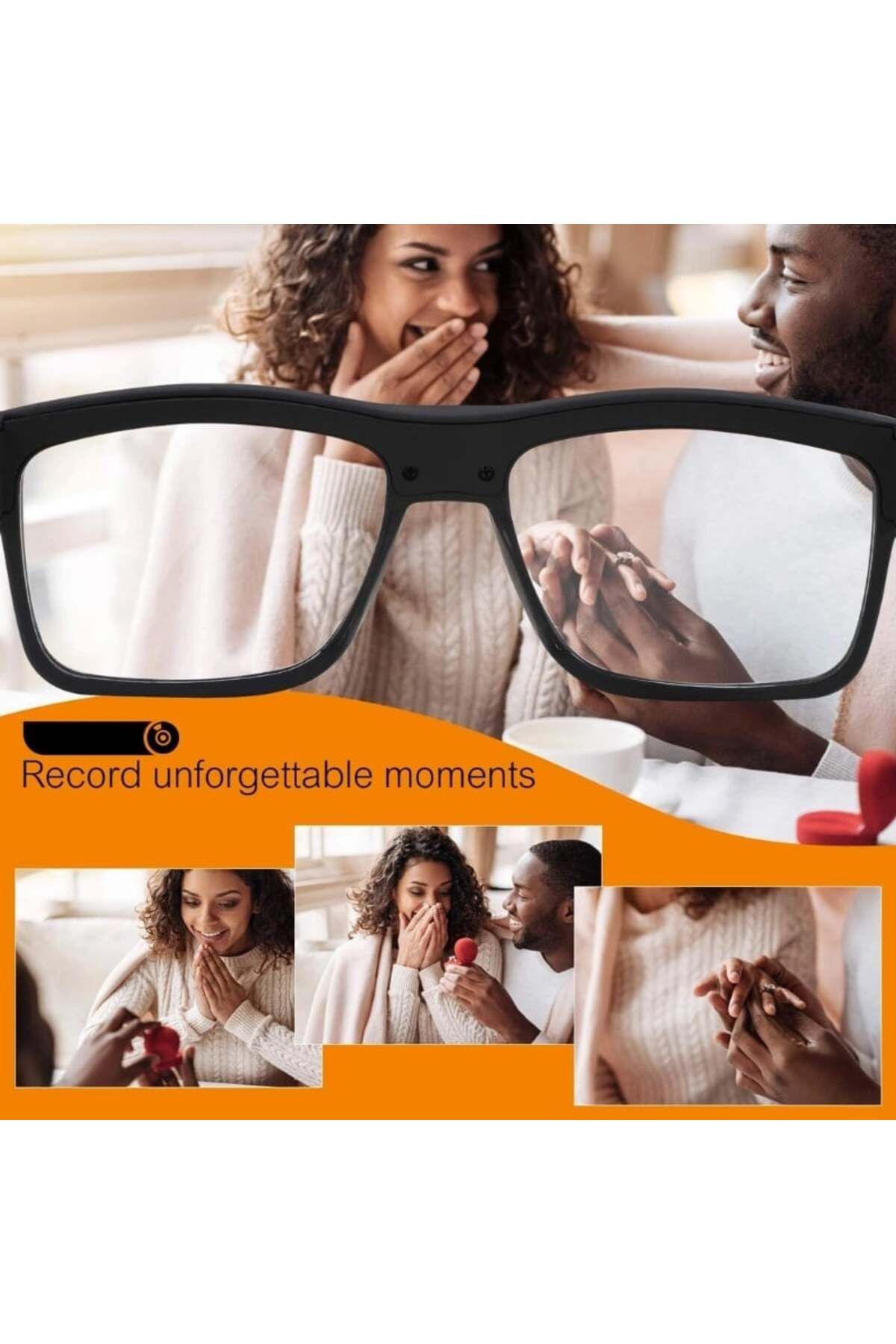 iUni-Ochelari cu cameră mini iUni G7, Full HD, vedere nocturnă, suport pentru card MicroSD 7