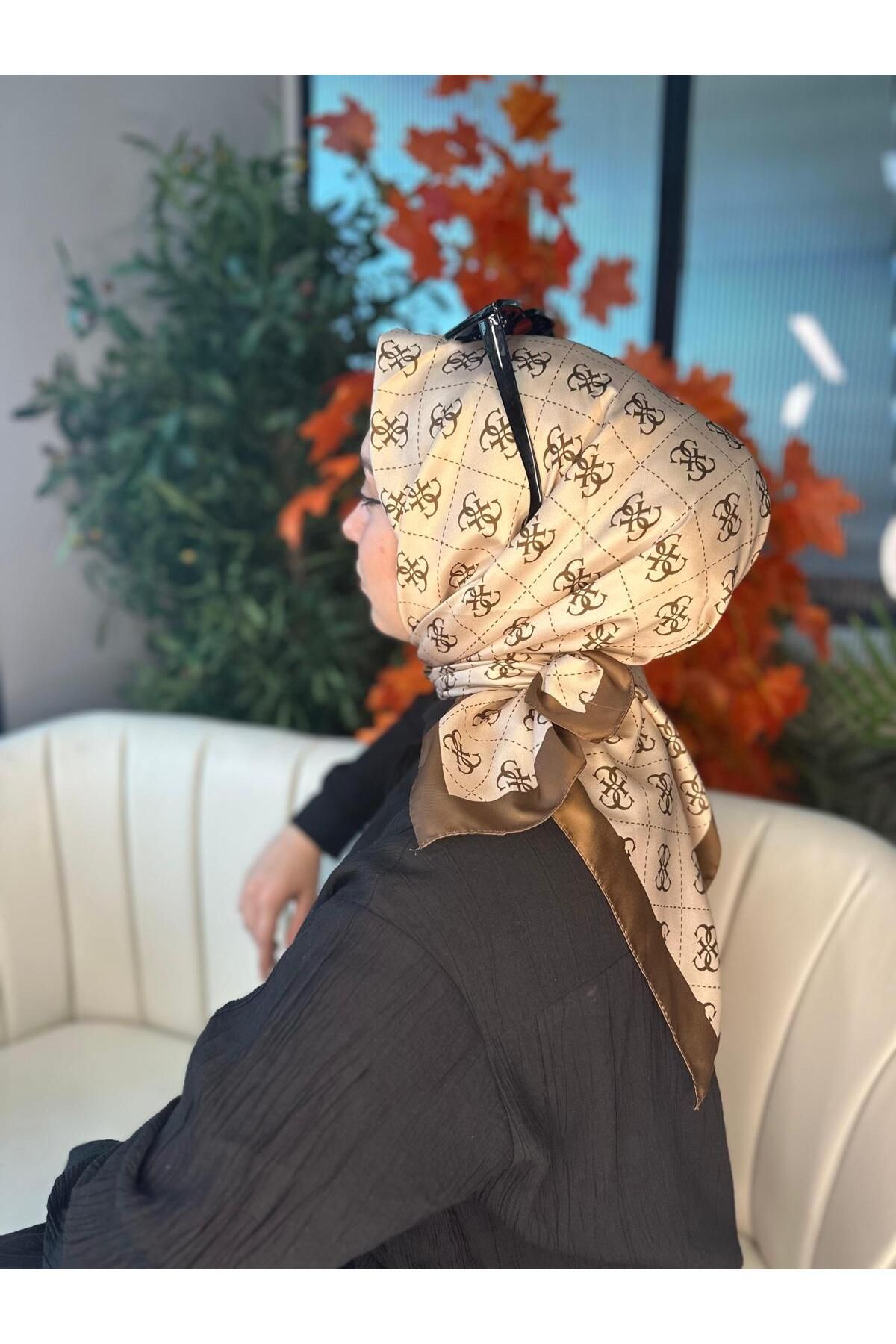 Oxygen Scarfs Desenli Vual İpek Eşarp-6204527