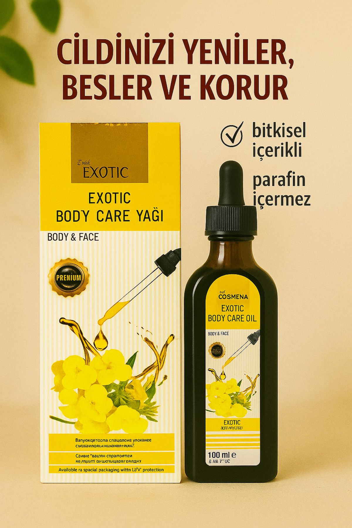 extal Cosmena Exotıc Yüz Ve Vücut Bakım Yağı 100Ml