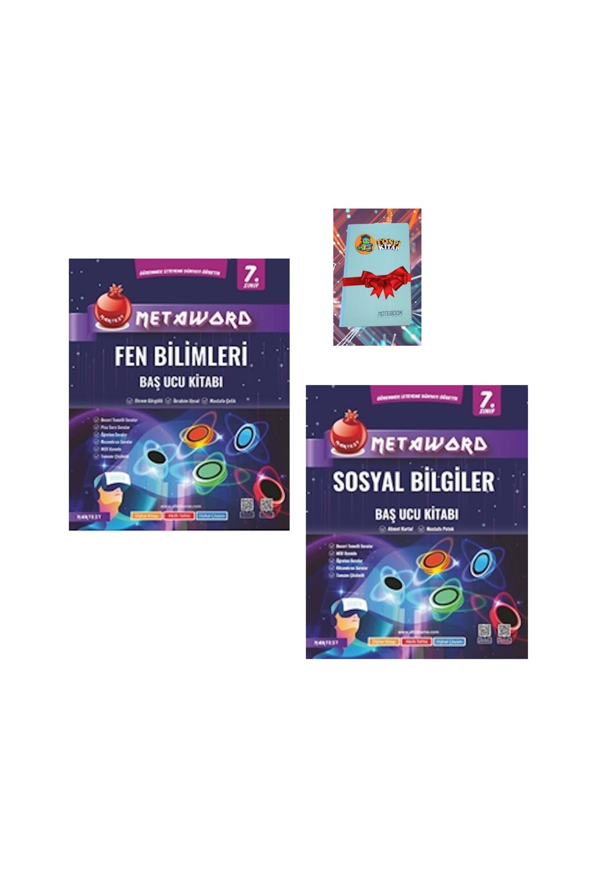 Nartest Yayınları 7. Sınıf Metaword FEN BİLİMLERİ + SOSYAL BİLGİLER ( NOT DEFTERİ HEDİYE)