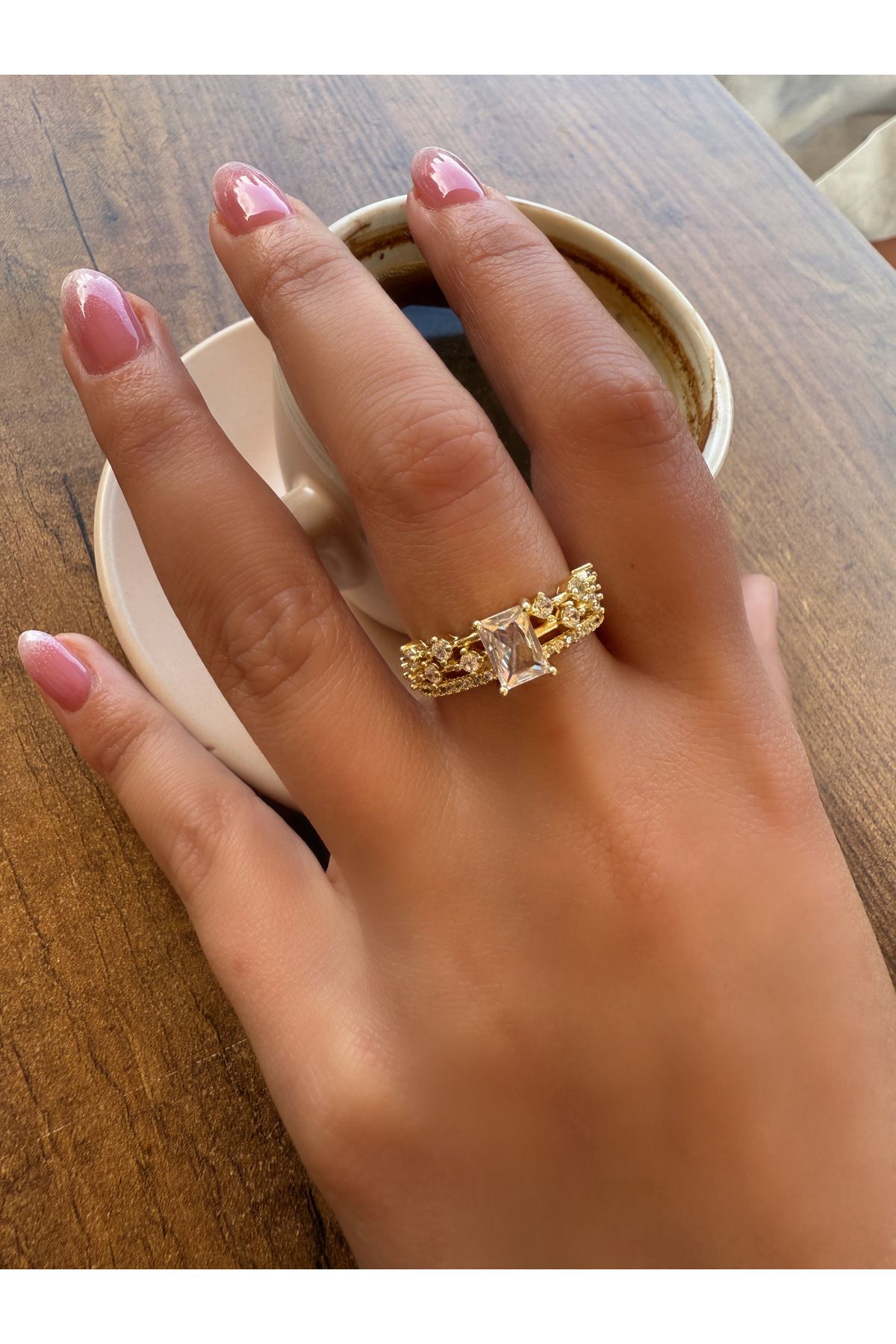 HeyYou Jewelry Ayarlanabilir ıvy yüzük