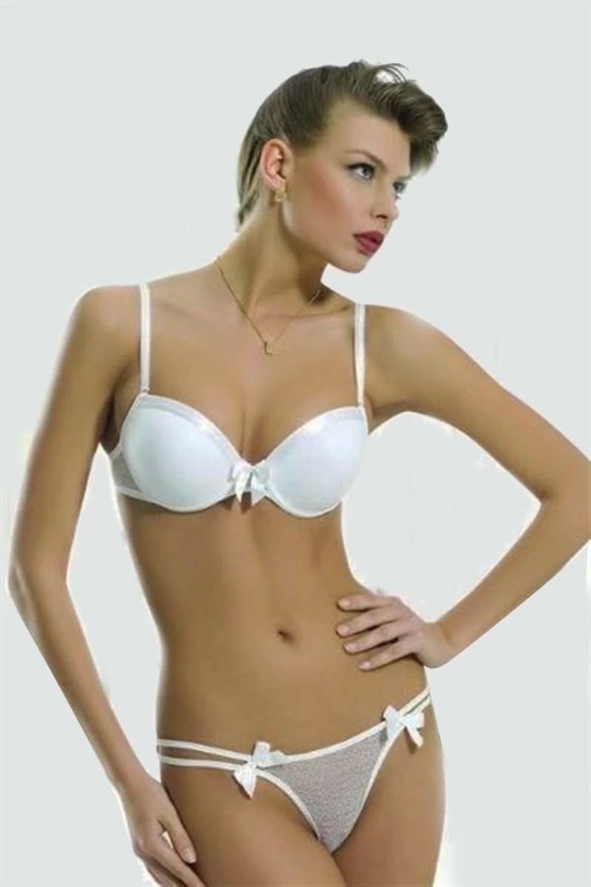 Shop58 Lejardin Tül Kaplı Sütyen Takım 6565
