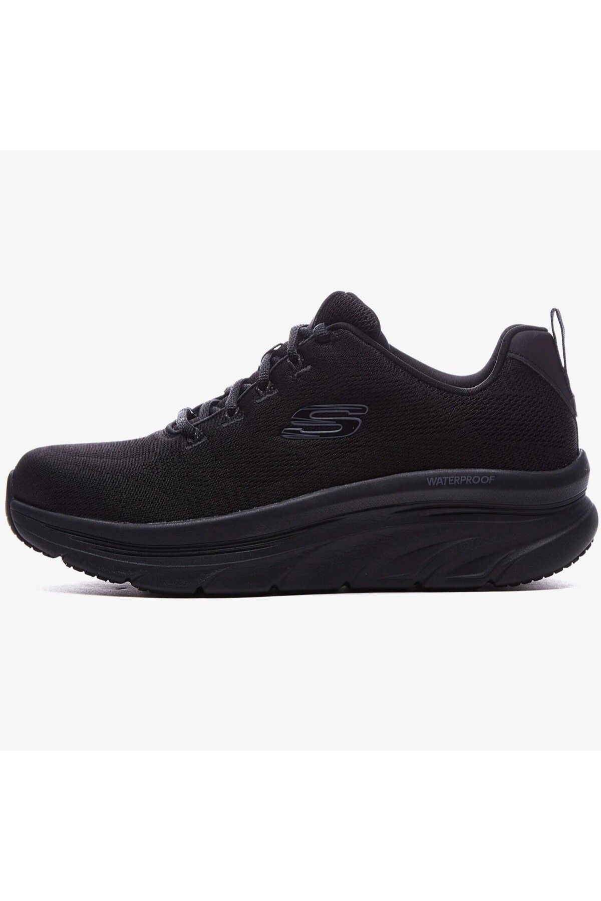 SKECHERS D'lux Walker - Get Oasis Memory Foam Mens Black Sneaker Hafızalı Taban Kadın Günlük Spor Ay