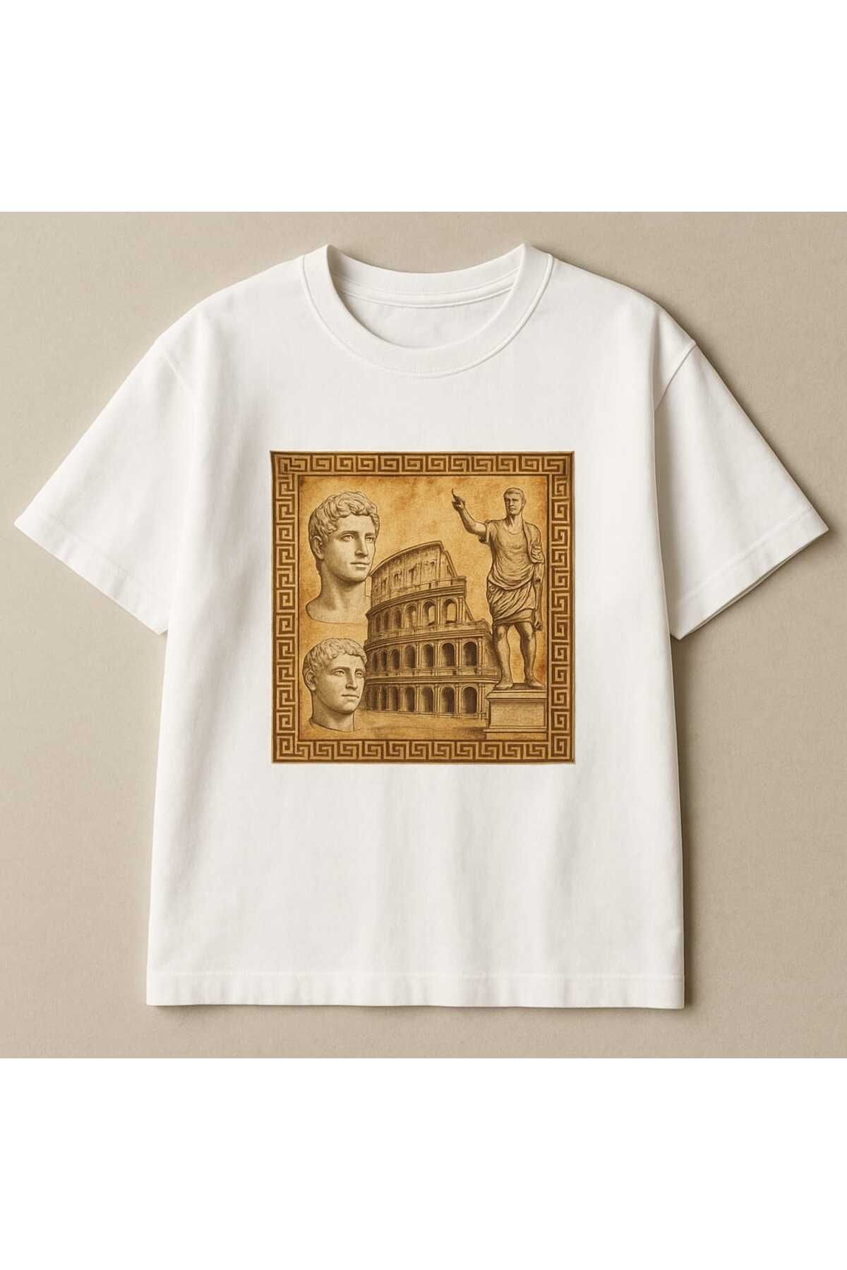 MAGORS GraffTee Unisex %100 Organik Pamuk Relaxed Fit Yuvarlak Yakalı Baskılı T-shirt
