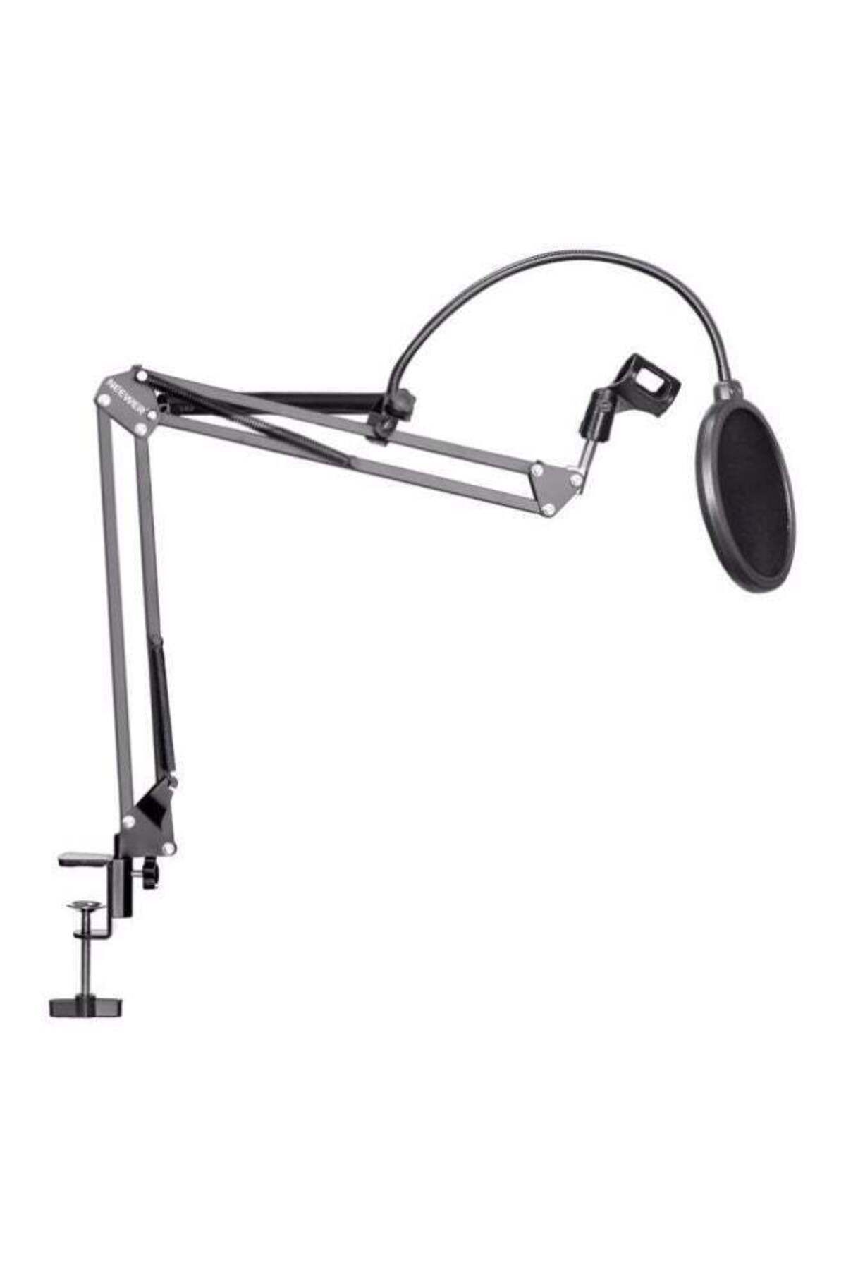 COOYA-Mic Kit-Condenser Mic with Shock Mount,Pop Filter,Boom Arm for Recording(Black) 2