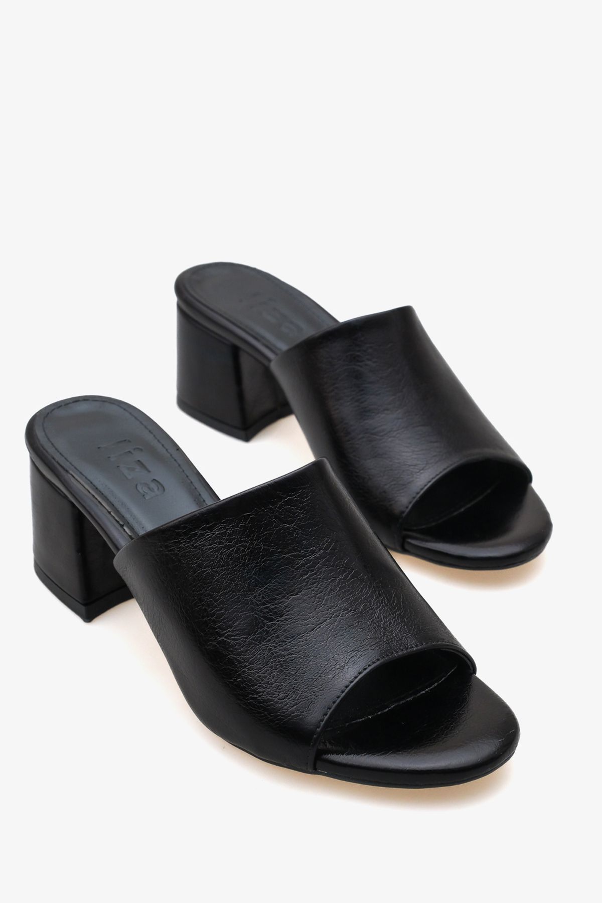 Liza Shoes ALVİN Kadın Günlük Kısa Topuklu Terlik A026- K304
