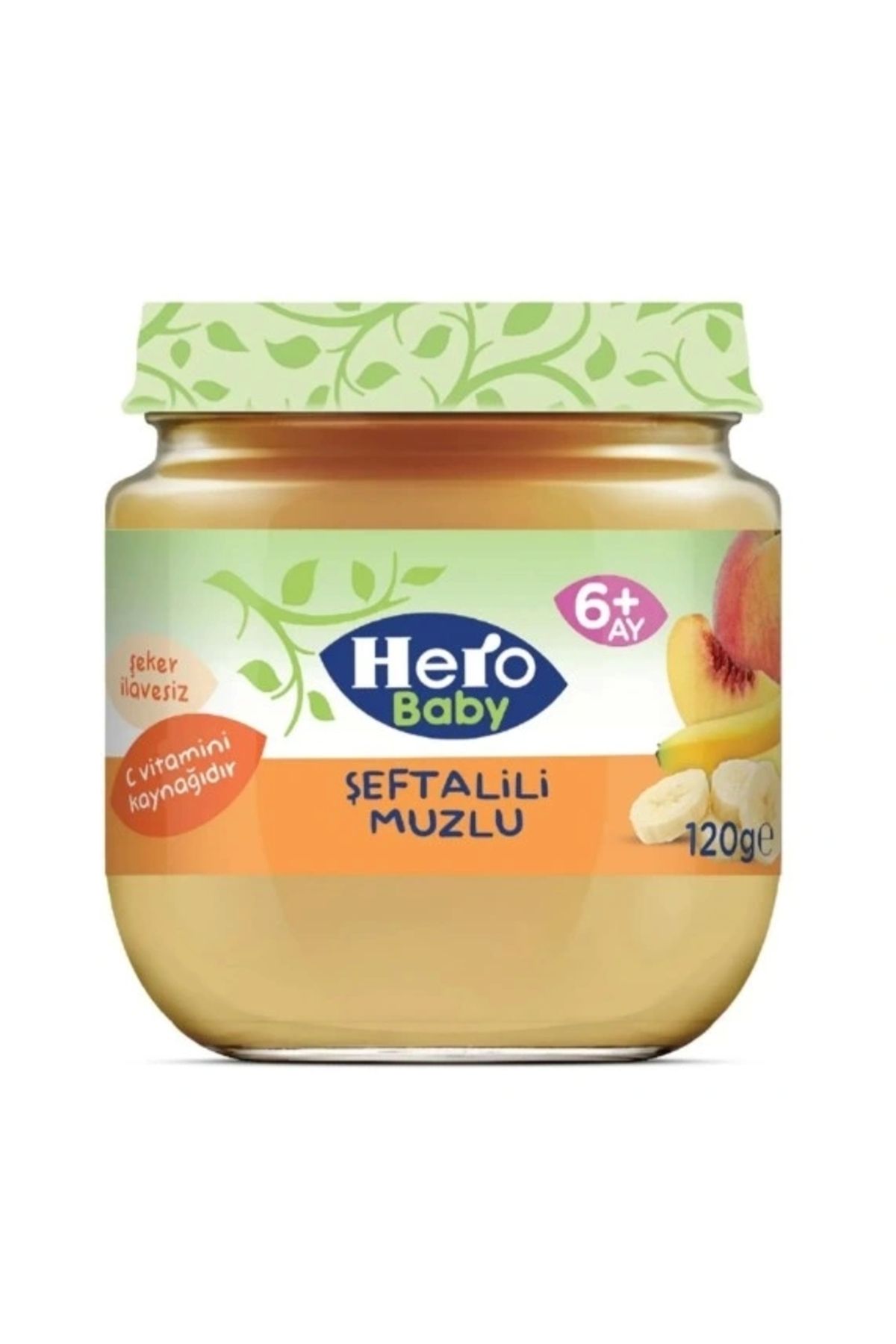 Eng Nessiworld Hero Baby Şeftalili Muzlu Kavanoz Mama 120 Gr