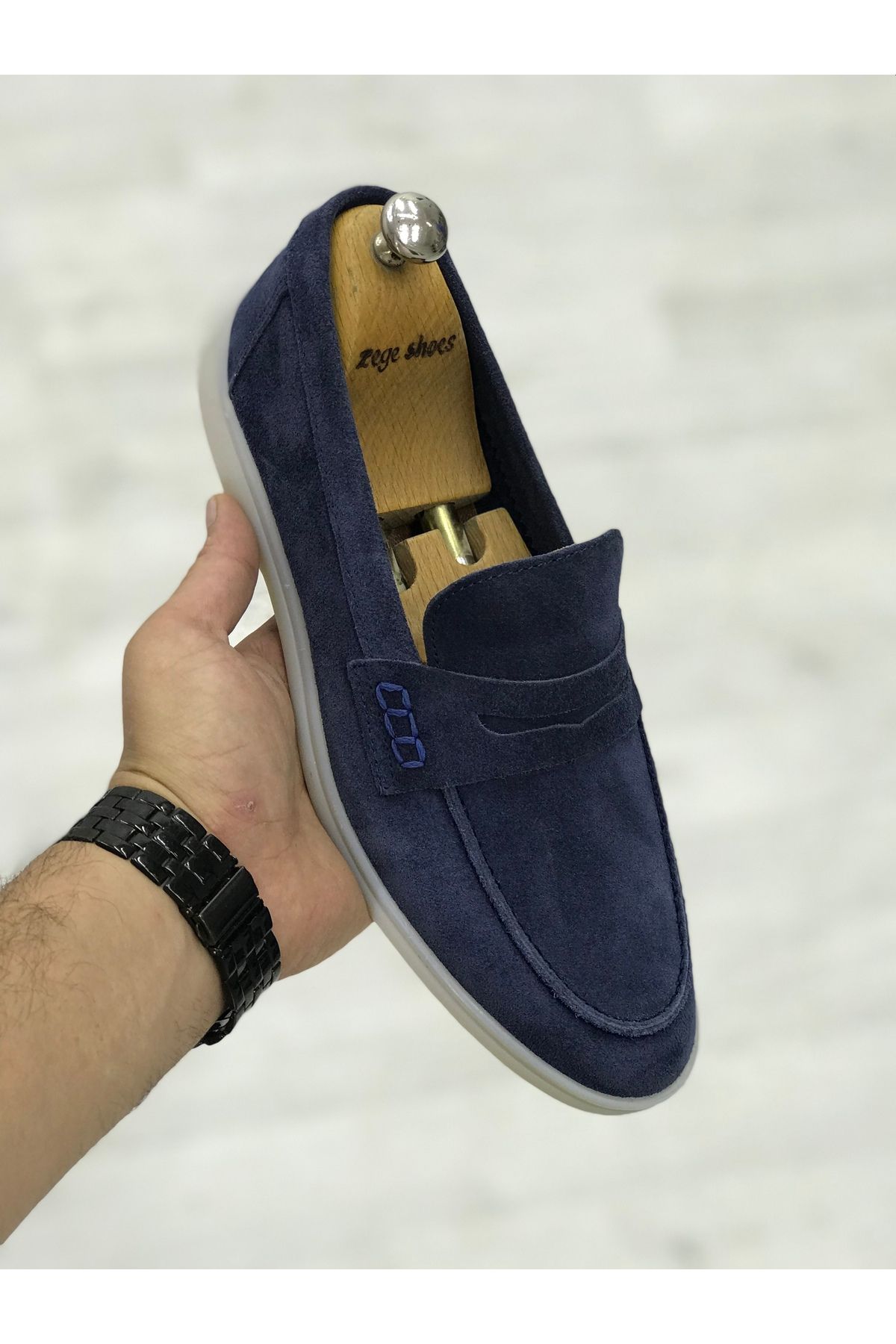 Zegeshoes Yeni Sezon LP Hakiki Deri Ortopedik Loafer Casual Ayakkabı(kendi numaranızı tercih ediniz) Günlük