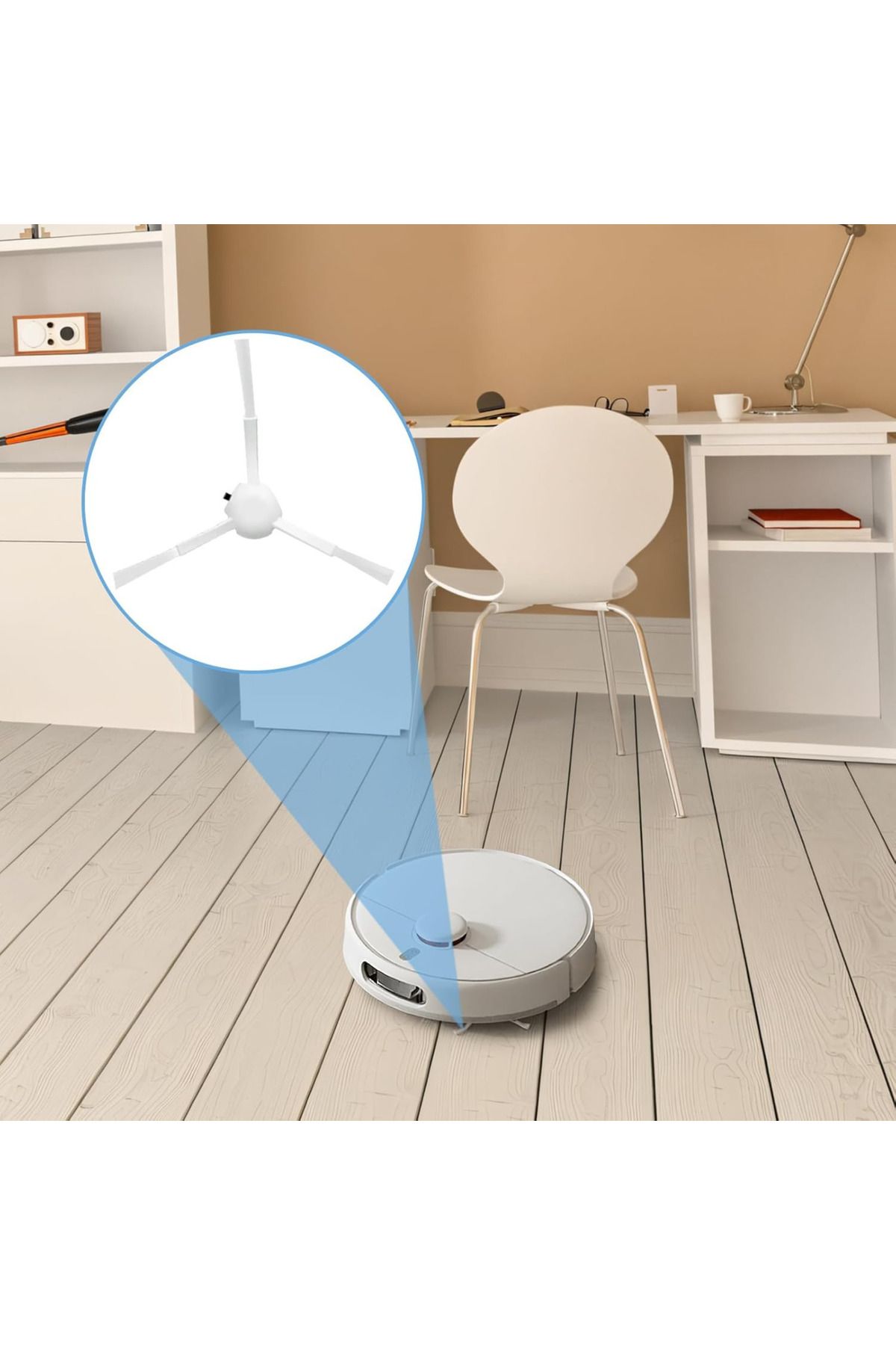 RotRever-Xiaomi Mi Robot Vacuum Mop 2 Ultra and Dreame Bot D10+Plus Compatible Side Brush-2 Pieces 8