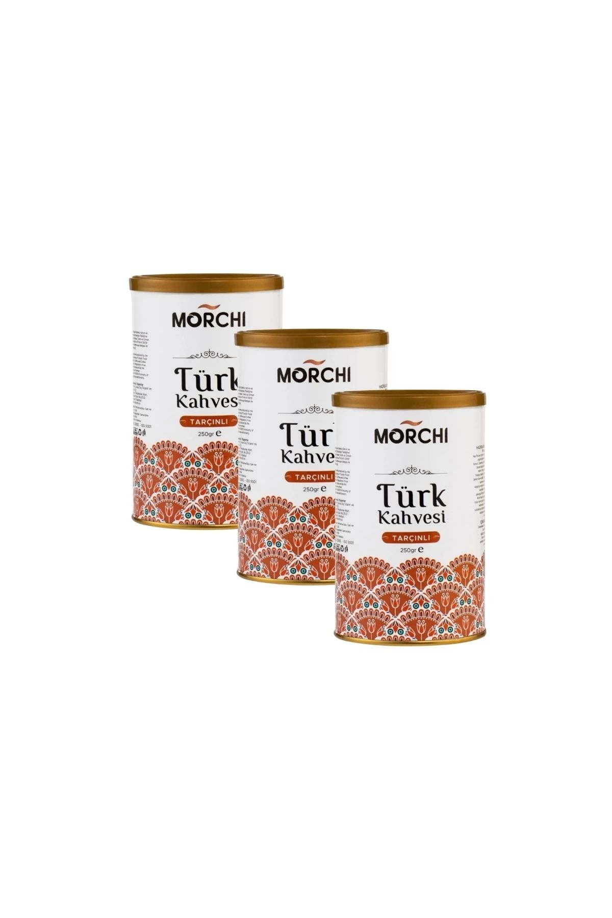 MORCHI Tarçınlı Turk Kahvesi 250 gr Teneke 3 Adet