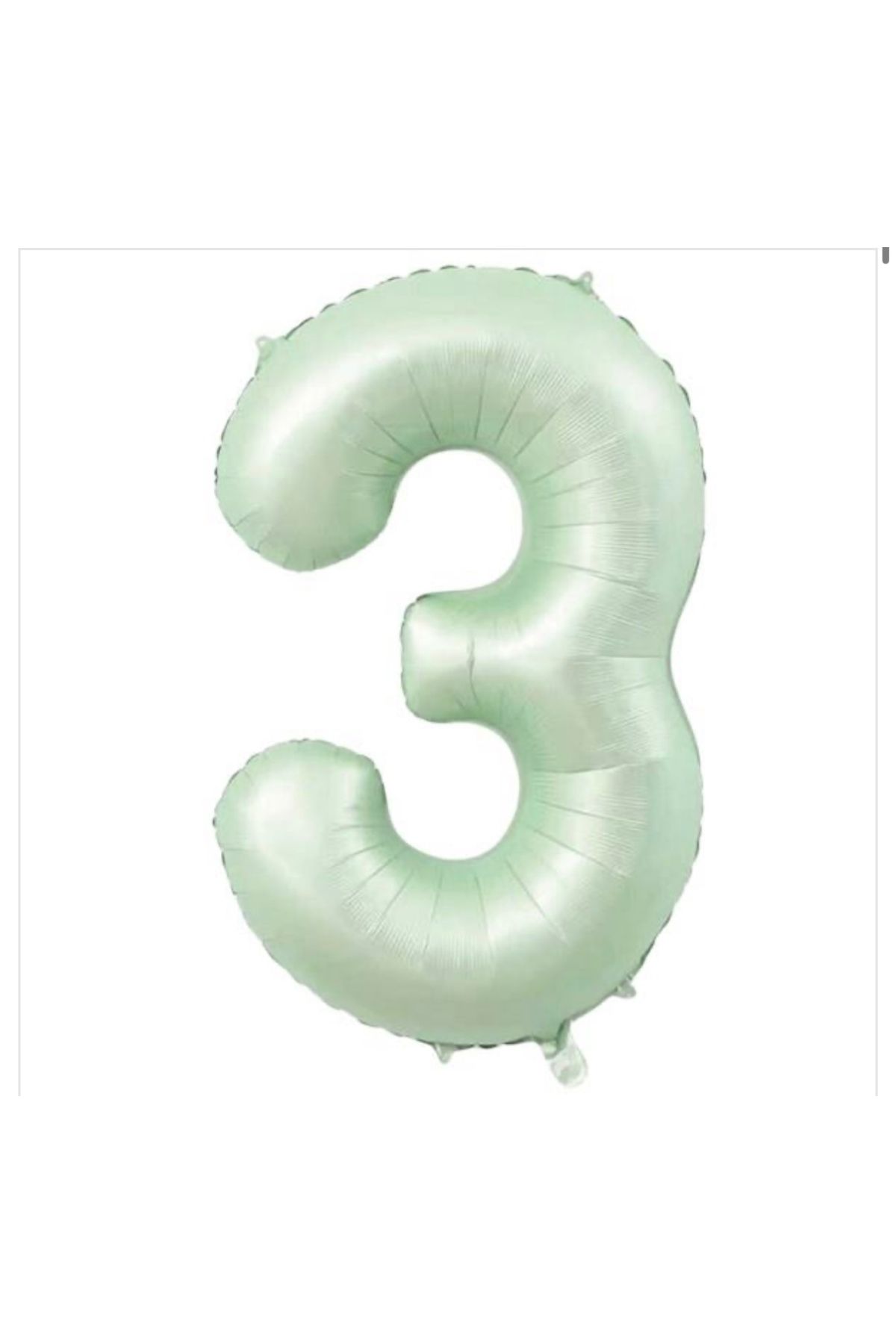 Deniz Party Store 3 Yaş Retro Yeşil 36 - 40 Cm Folyo Balon