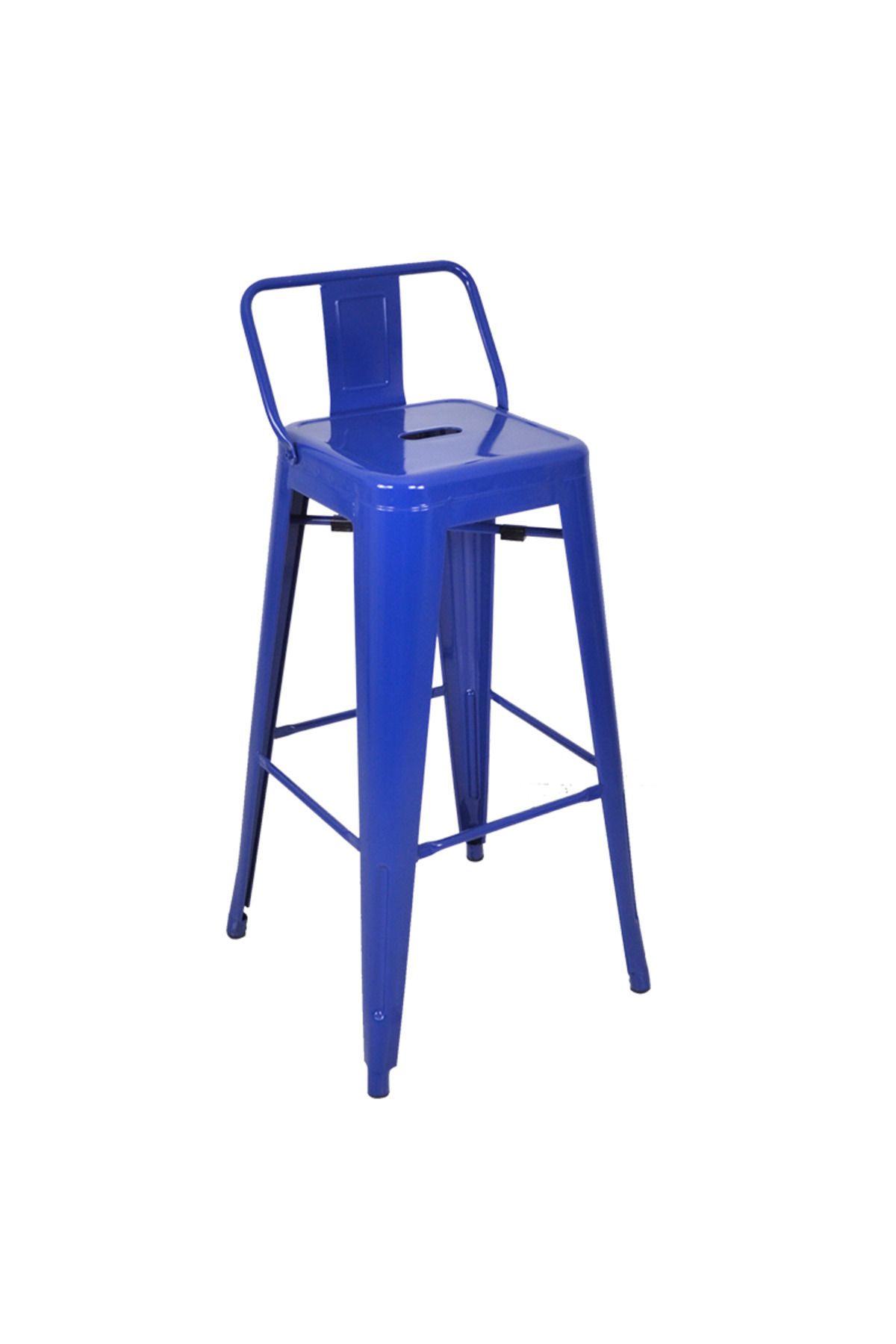 ChairLife Tolix Sırtlı Metal Bar Tabure