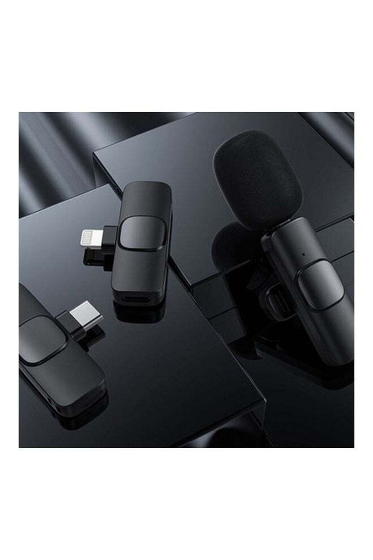 COOYA-ميكروفون لافالير لاسلكي، محول IOS، PSWZ025، أسود 5