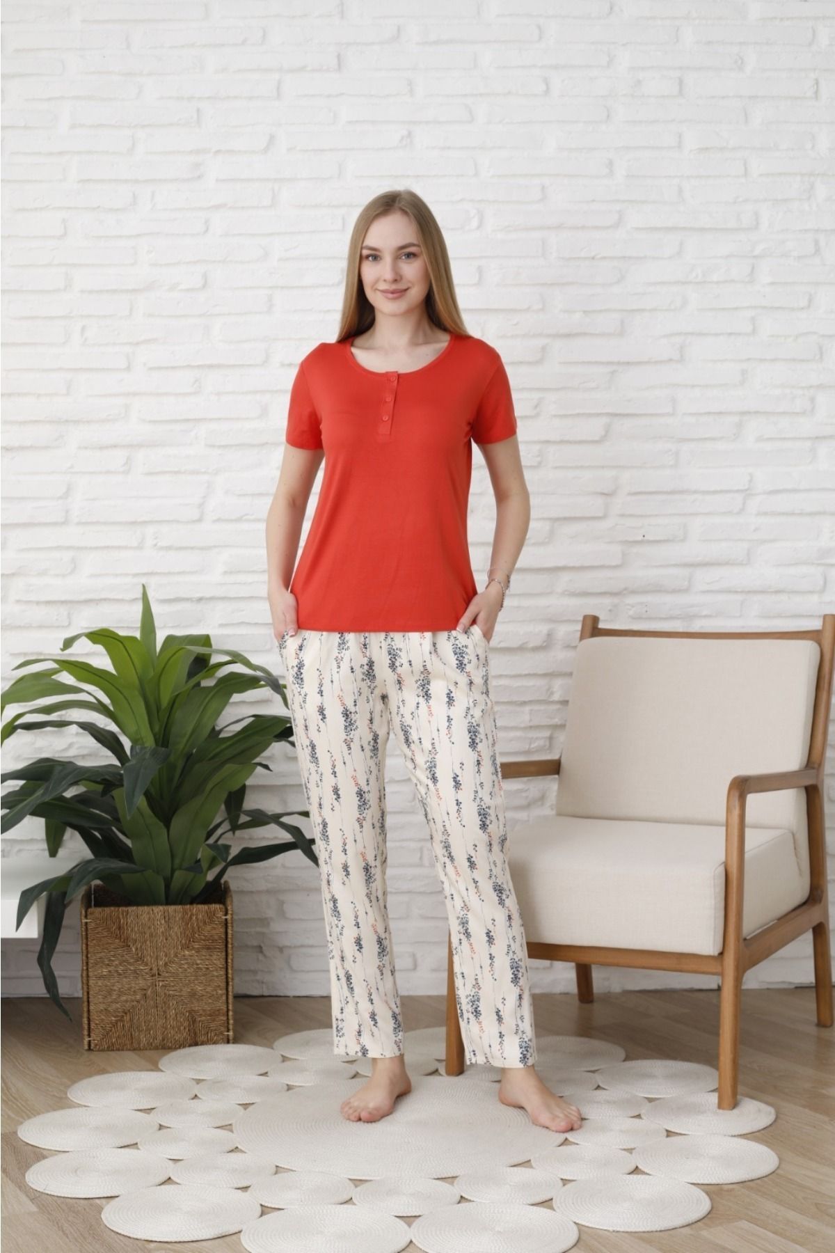 Marilyns Secret Marilyn's Secret 5006 Kısa Kollu Kadın Pijama Takımı