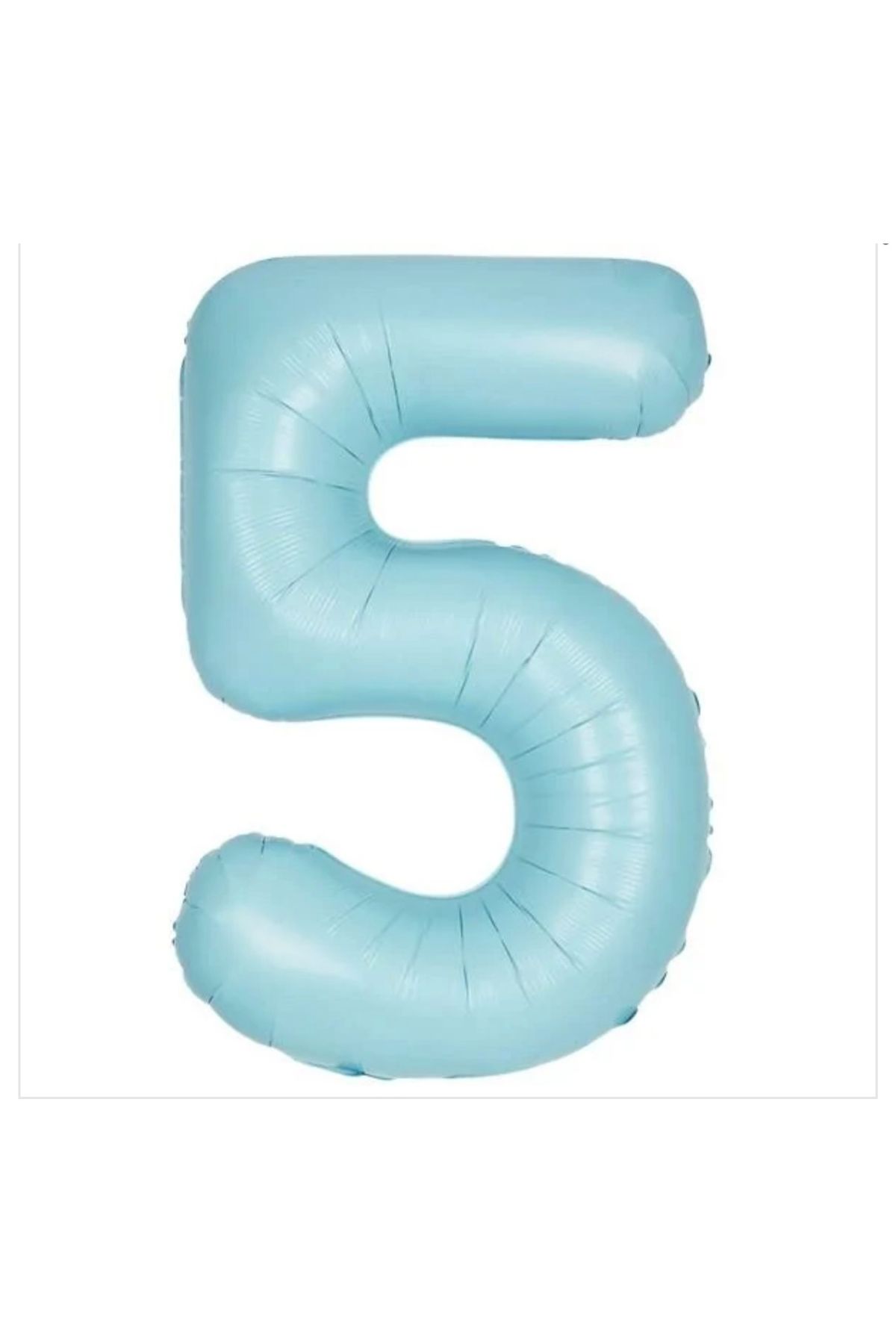 Deniz Party Store 5 yaş Bebe Mavisi 36 - 40 Cm Folyo Balon