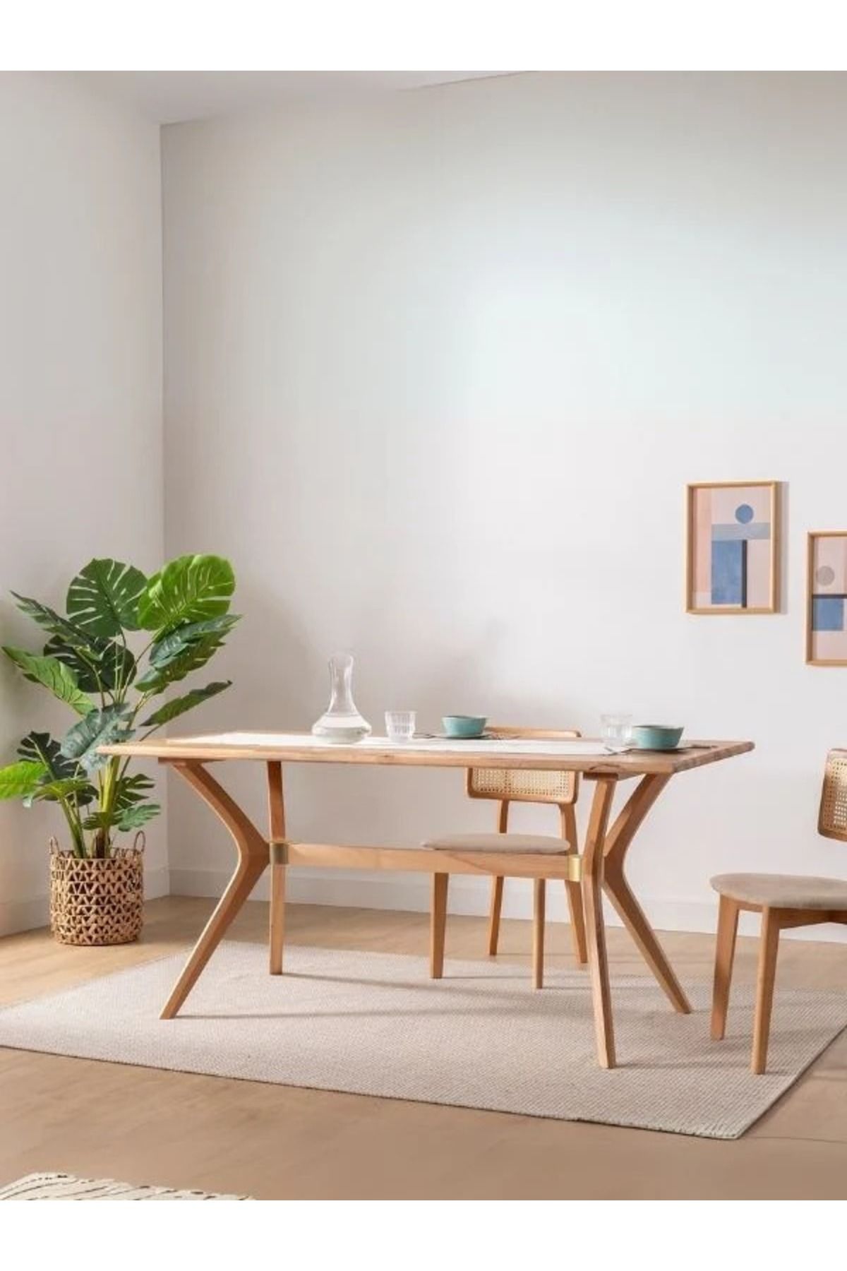 Gazzini Furniture Bosco Pergel Ahşap Mutfak Masası 90x180