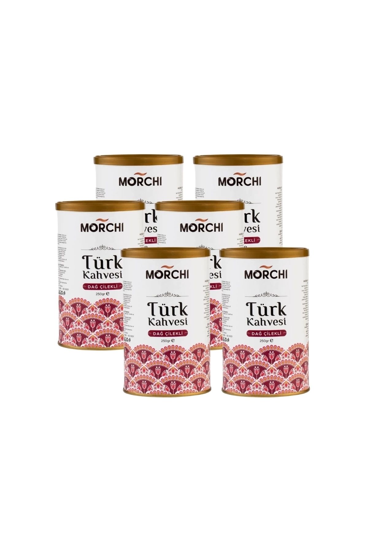MORCHI Dağ Çilekli Turk Kahvesi 250 gr Teneke 6 Adet