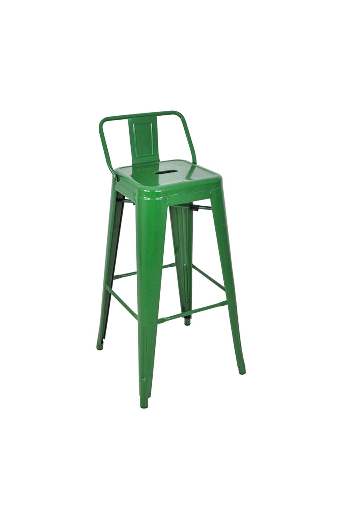 ChairLife Tolix Sırtlı Metal Bar Tabure