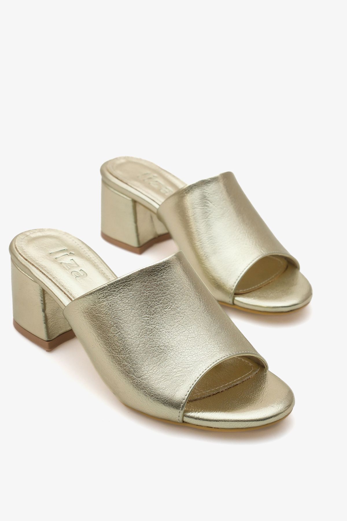 Liza Shoes ALVİN Kadın Günlük Kısa Topuklu Terlik A026- K304