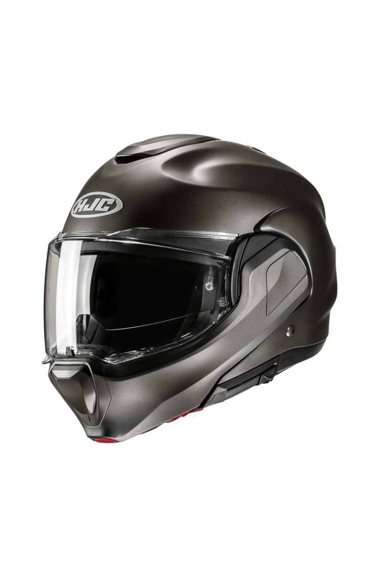 HJC KASK HJC F100 MAT TITANIUM 180 DERECE ÇENE AÇILIR