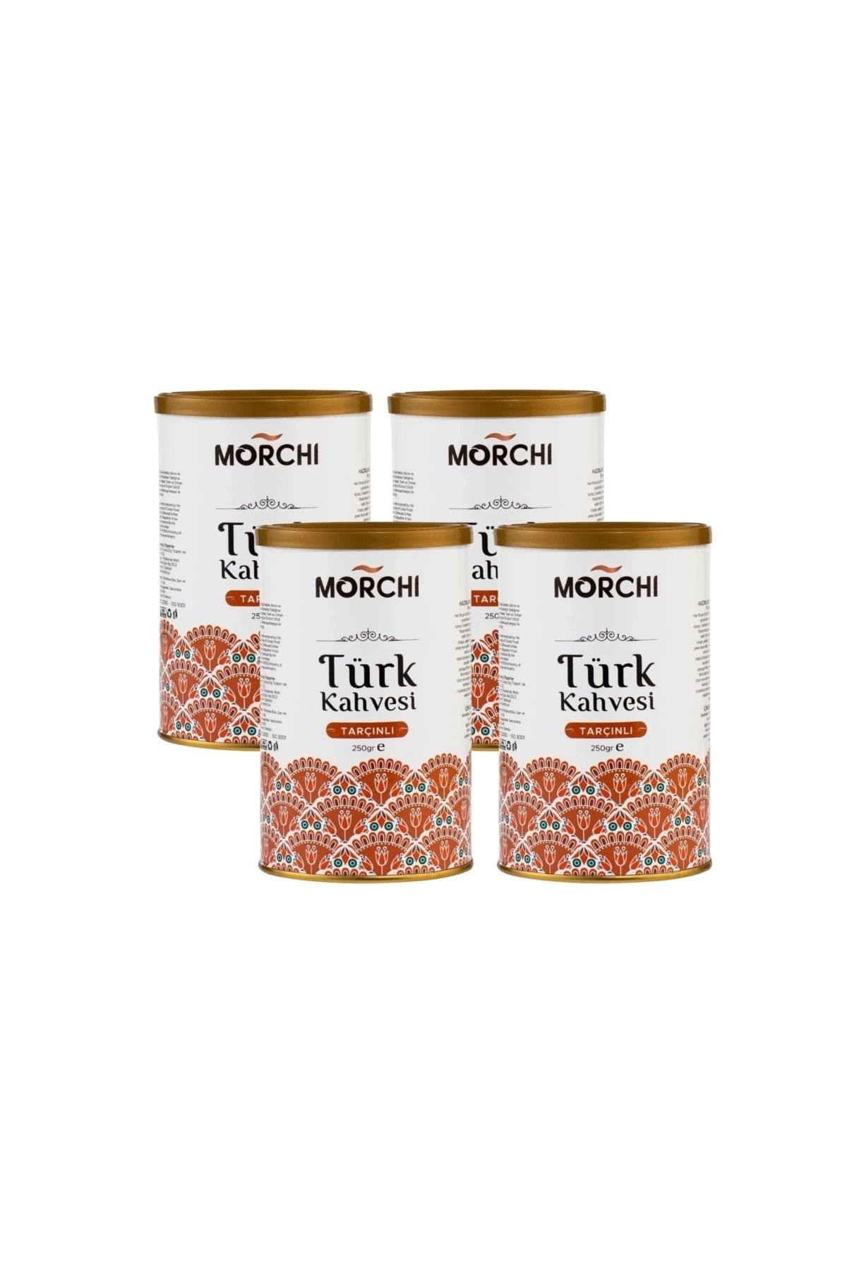 MORCHI Tarçınlı Turk Kahvesi 250 gr Teneke 4 Adet