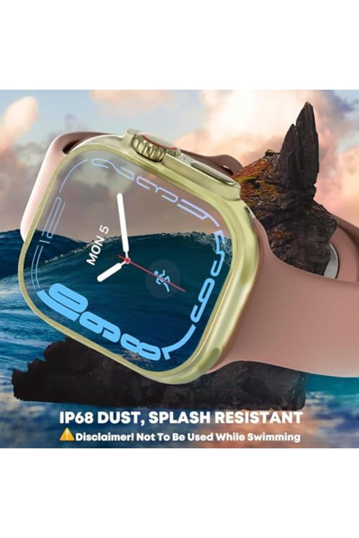 Faster-Smart Watch Nerv Ultra - AMOLED Display 2.04" Always On - Fitness Tracker with Heart Rate Mon 6