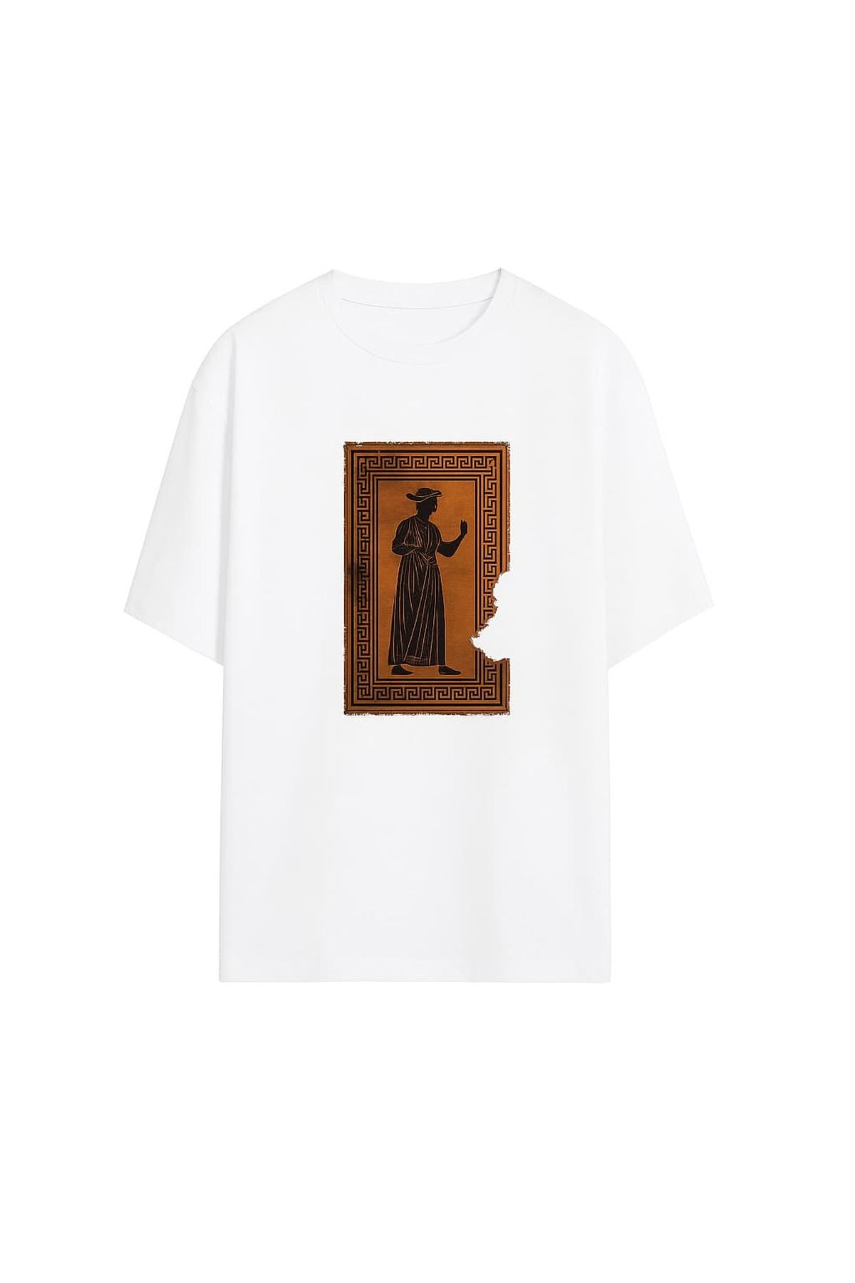 MAGORS GraffTee Unisex %100 Organik Pamuk Relaxed Fit Yuvarlak Yakalı Baskılı T-shirt