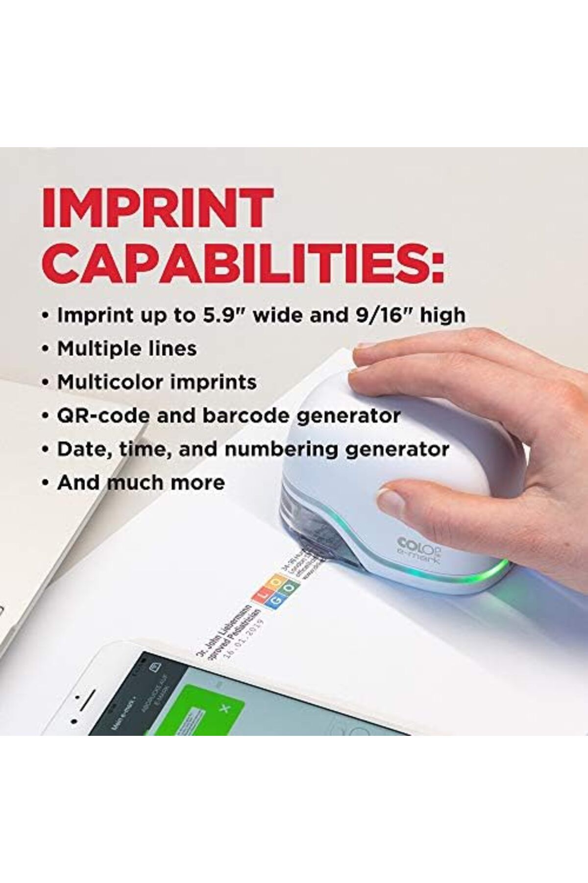 Colop-Electronic Marking Device / Multi-color Stamp / Digital Stamp / Mobile Printing Device by Colop 4