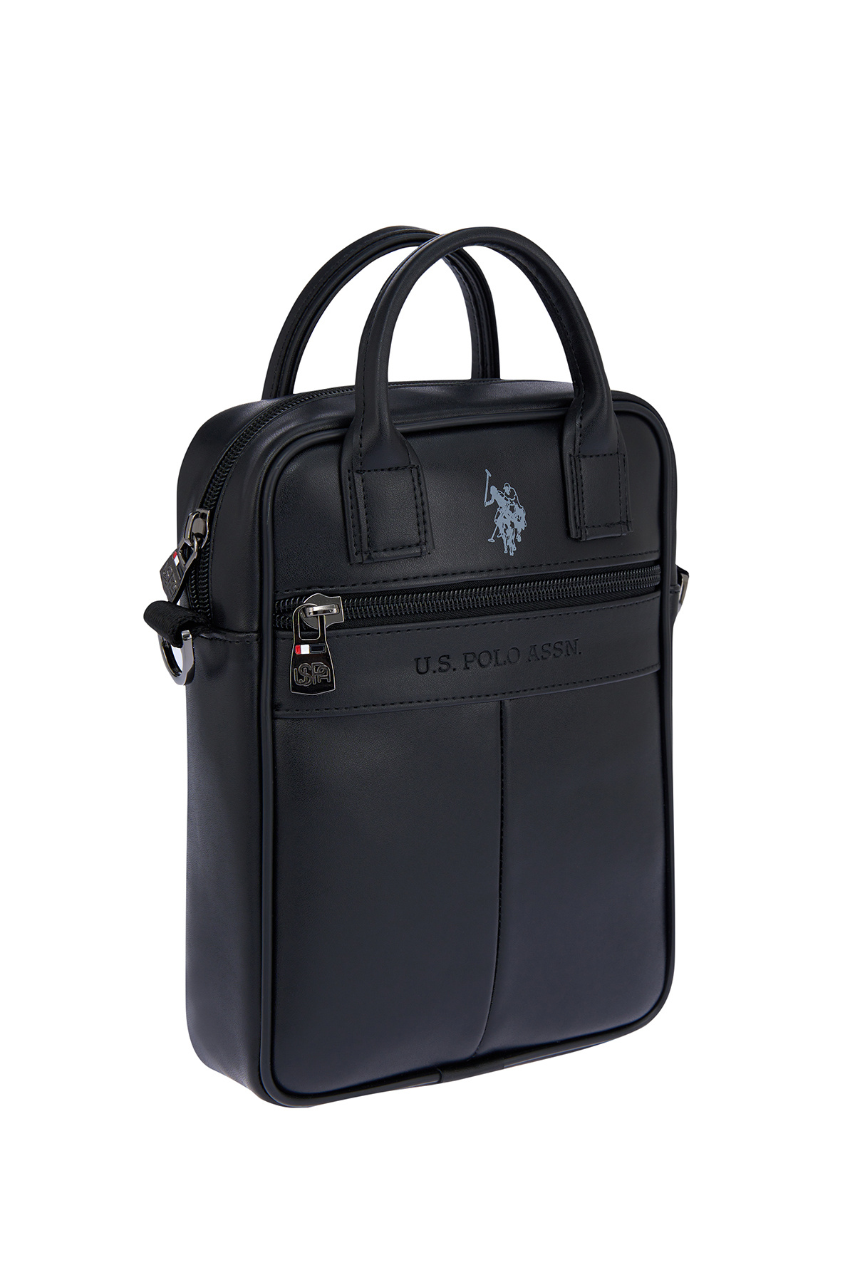 U.S. Polo Assn.  US Polo Assn25028-25031 Erkek El Çantası Omuz Çantası Postacı Çantası SİYAH - Görsel 2