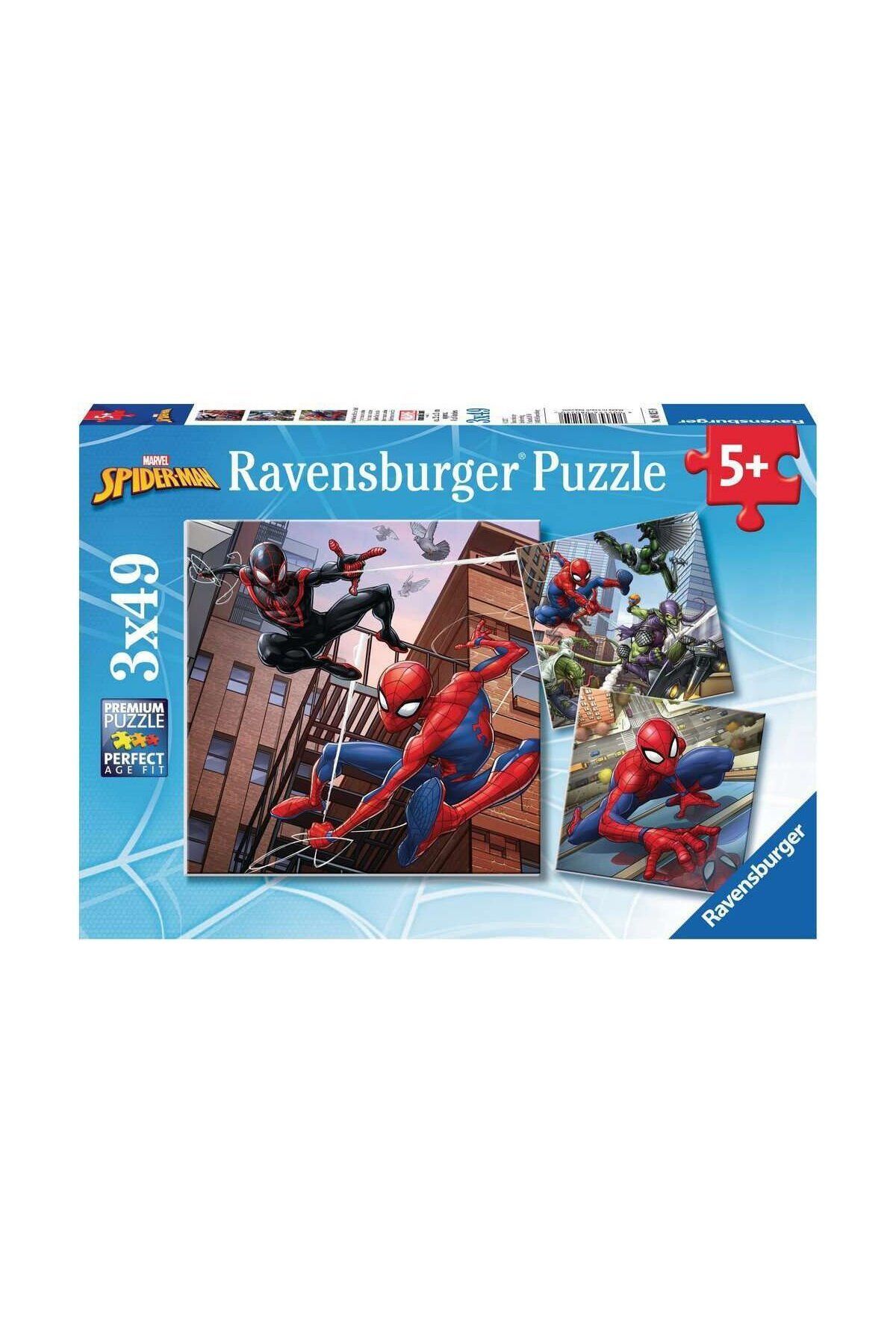 NillyToys 80250 Spider-man 3x49 parça Ravensburger Puzzle