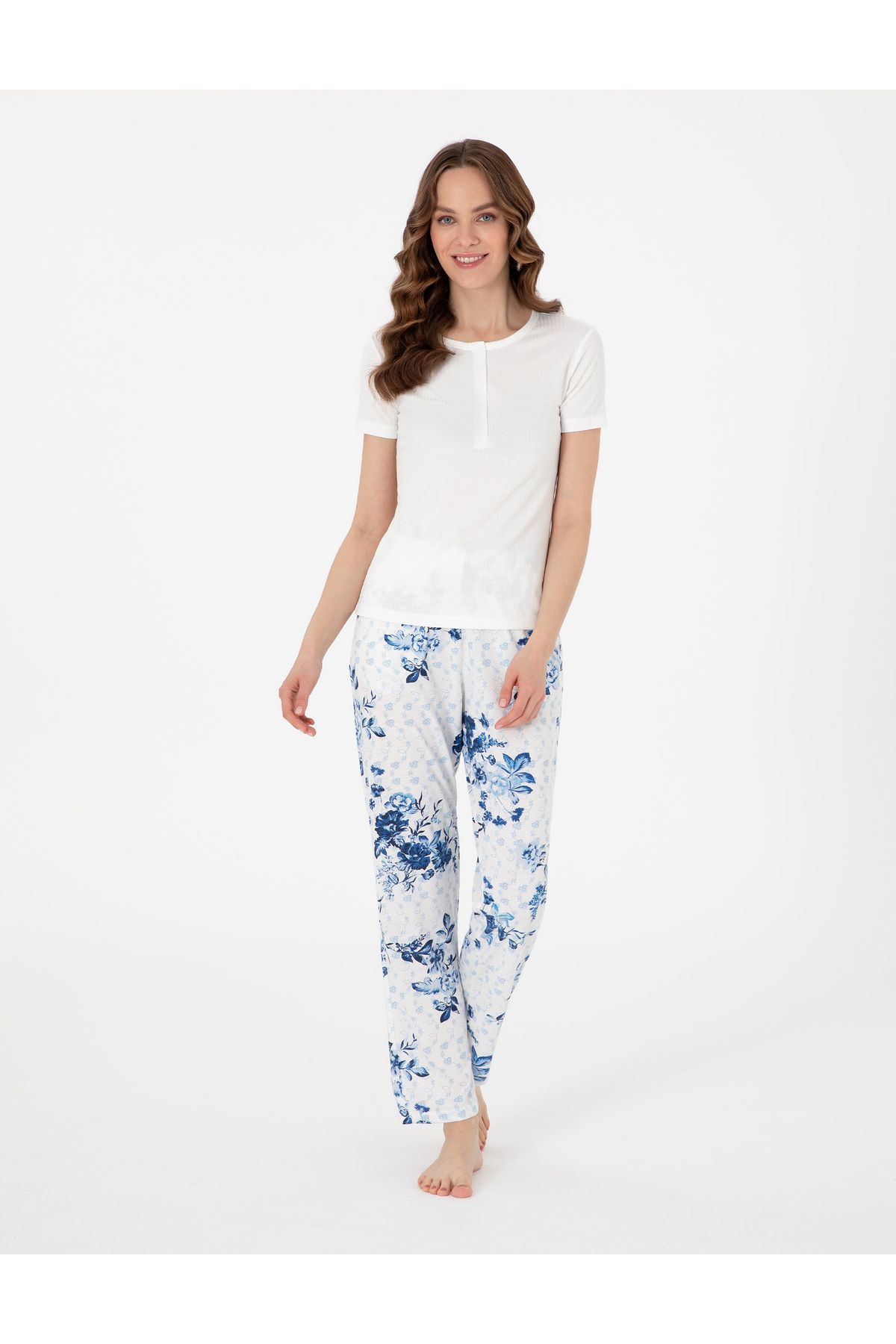 Pierre Cardin Beyaz Pijama Takımı 50318991-VR013