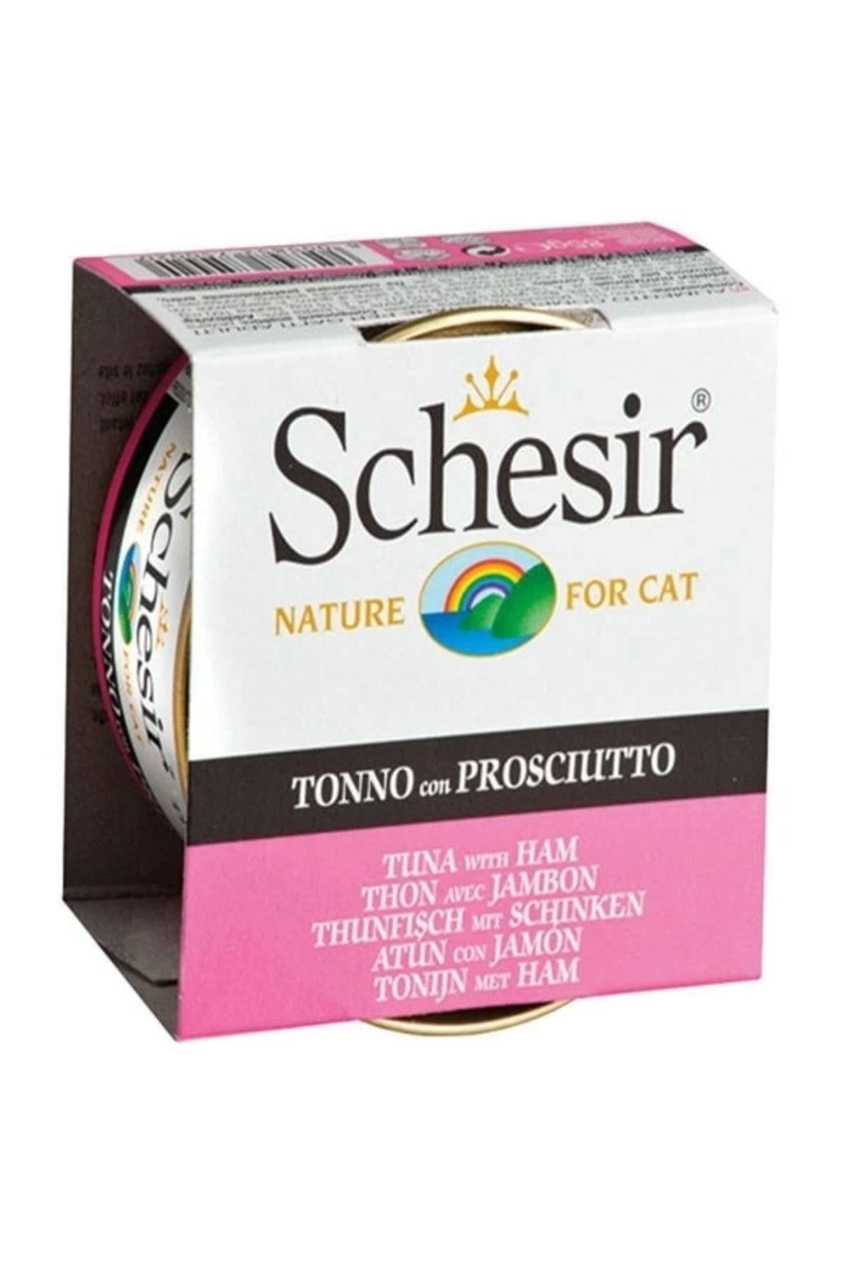 Generic Schesir Ton Balık ve Jambonlu Jöleli Konserve Kedi Maması 85 Gr