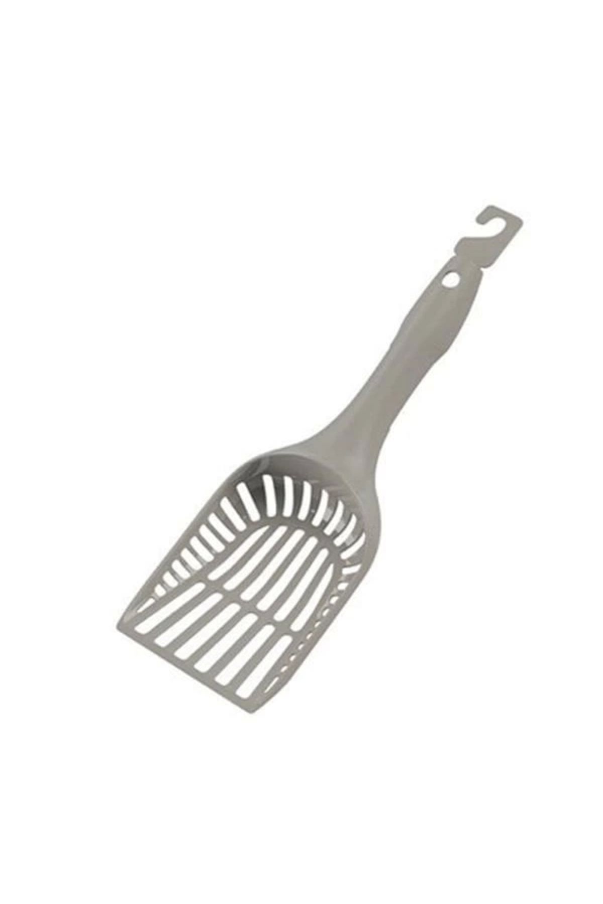 Generic Moderna Handy Plastik Kedi Kumu Küreği Medium Gri